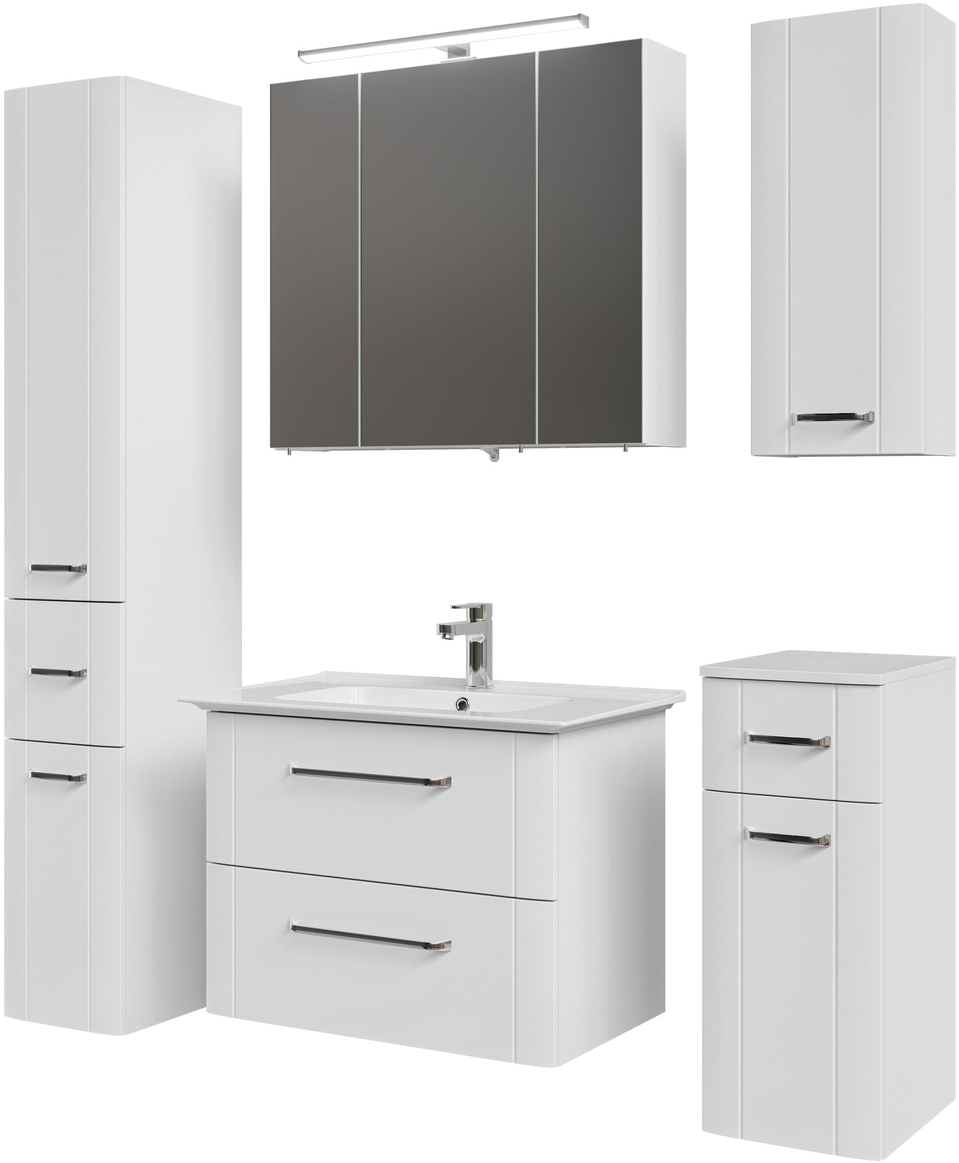 Saphir Badmöbel-Set, (6 St.)
