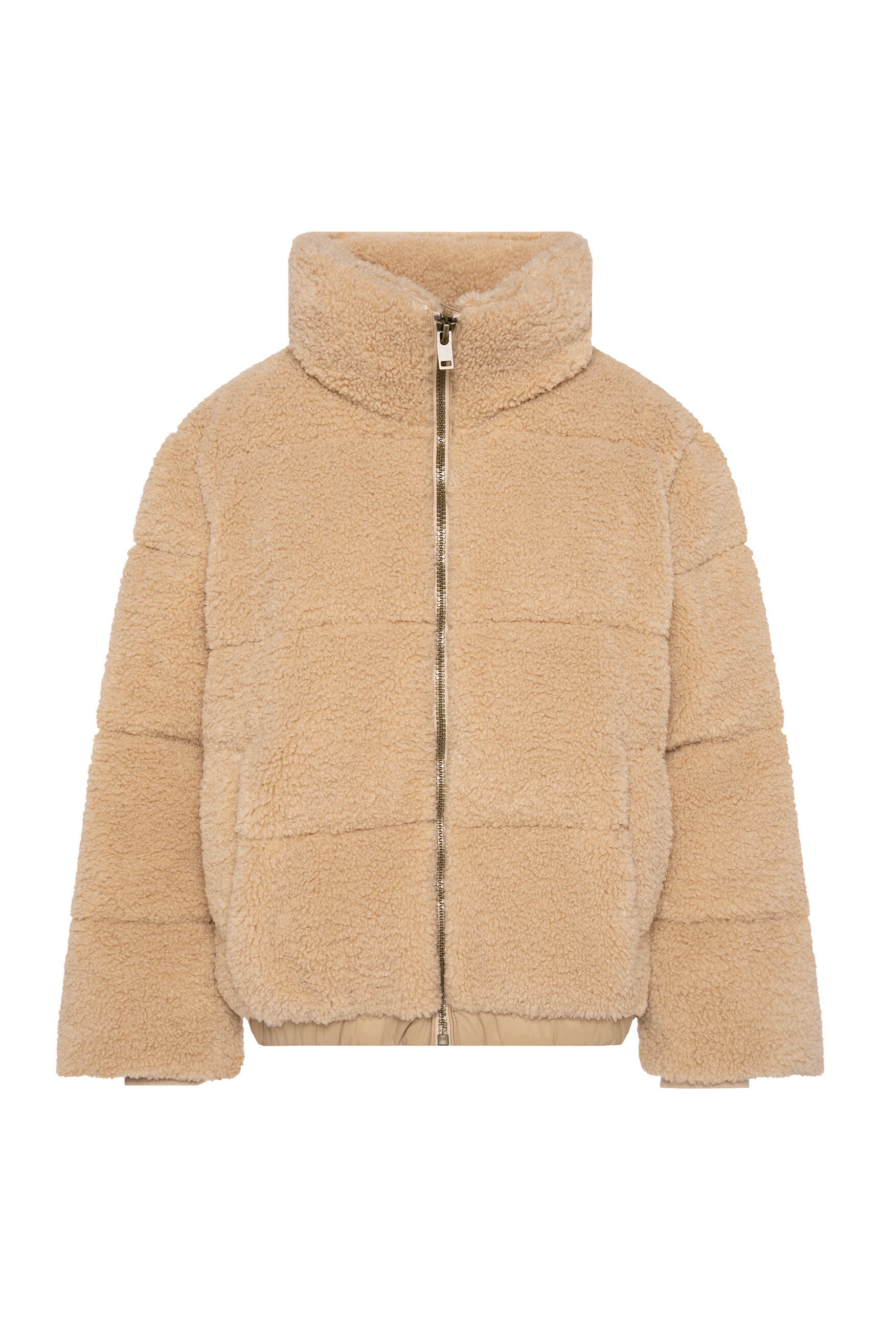 SOCCX Winterjacke ohne Kapuze mit elastischem Saumabschluss günstig online kaufen