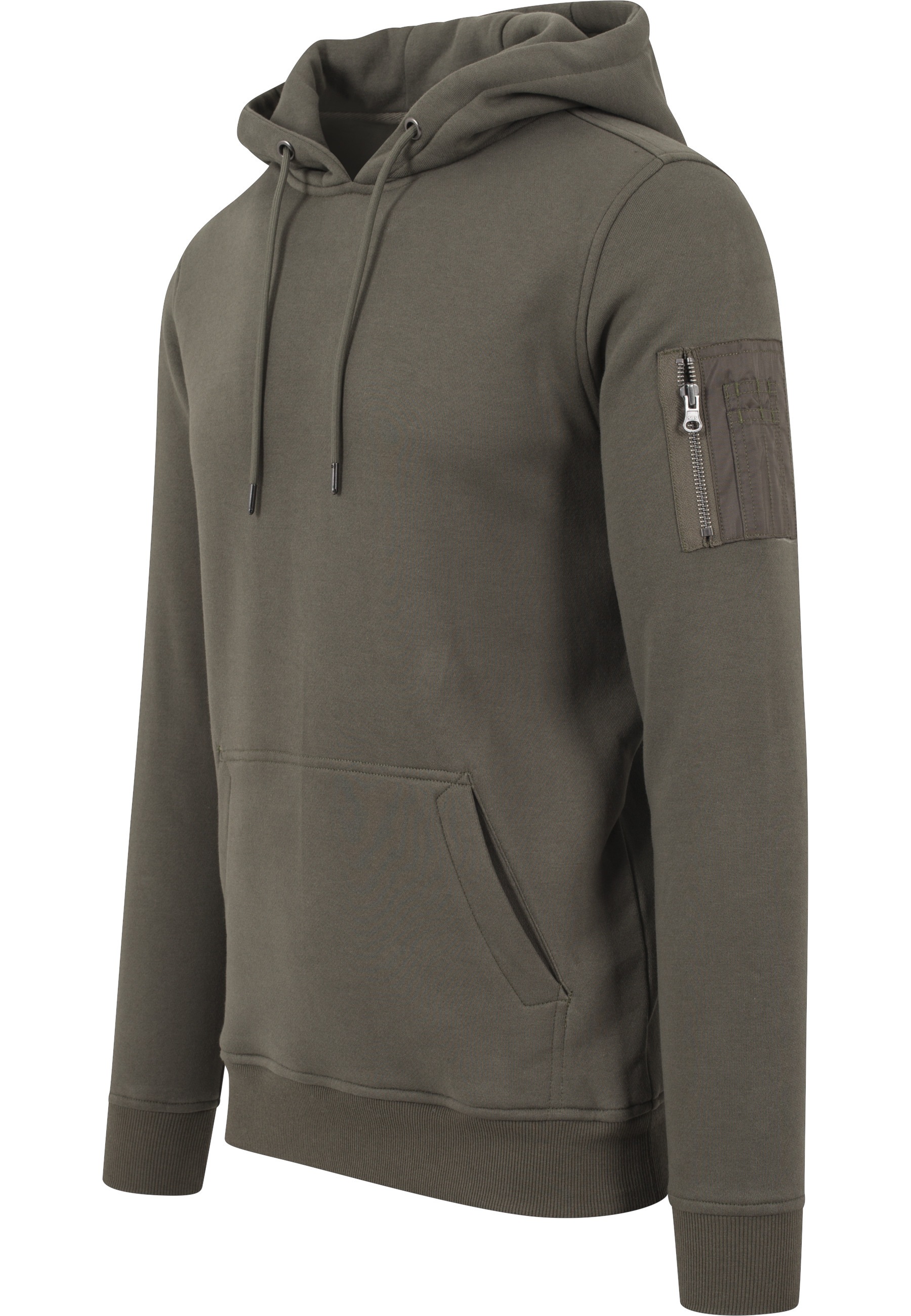 URBAN CLASSICS Rundhalspullover »Urban Classics Herren Sweat Bomber Hoody« 1 Stk.