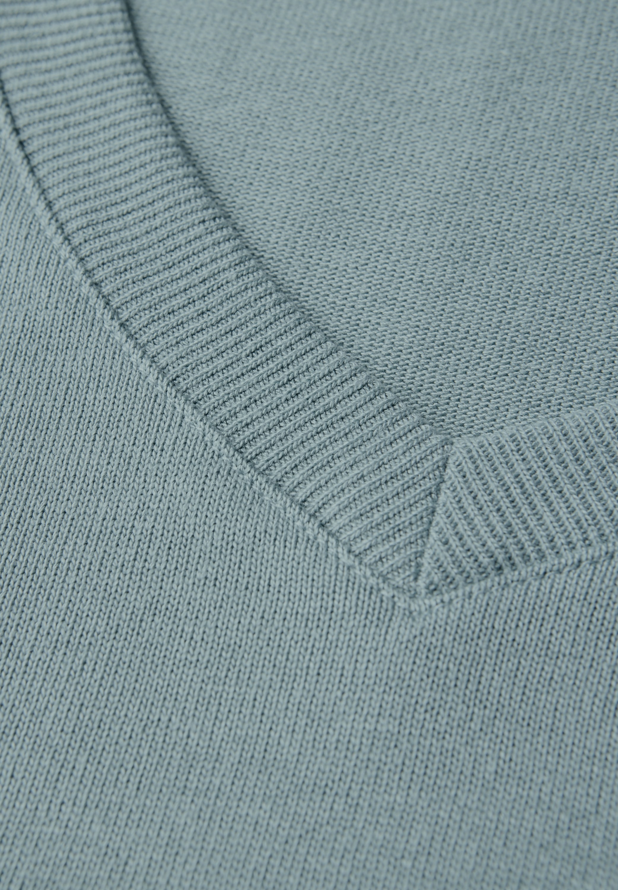 STREET ONE T-Shirt, mit V-Ausschnitt und im Strick-Look