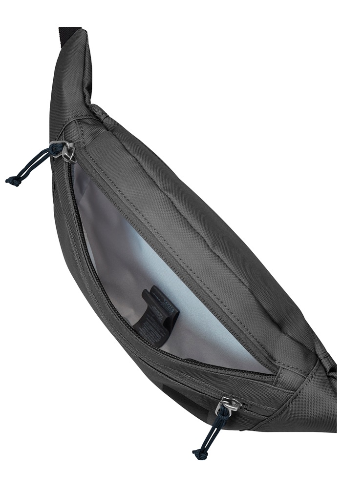 Gürteltasche JACK WOLFSKIN "KONYA HIPBAG", Damen, Gr. onesize, grau (slate), Polyester, Taschen Gürteltasche 2