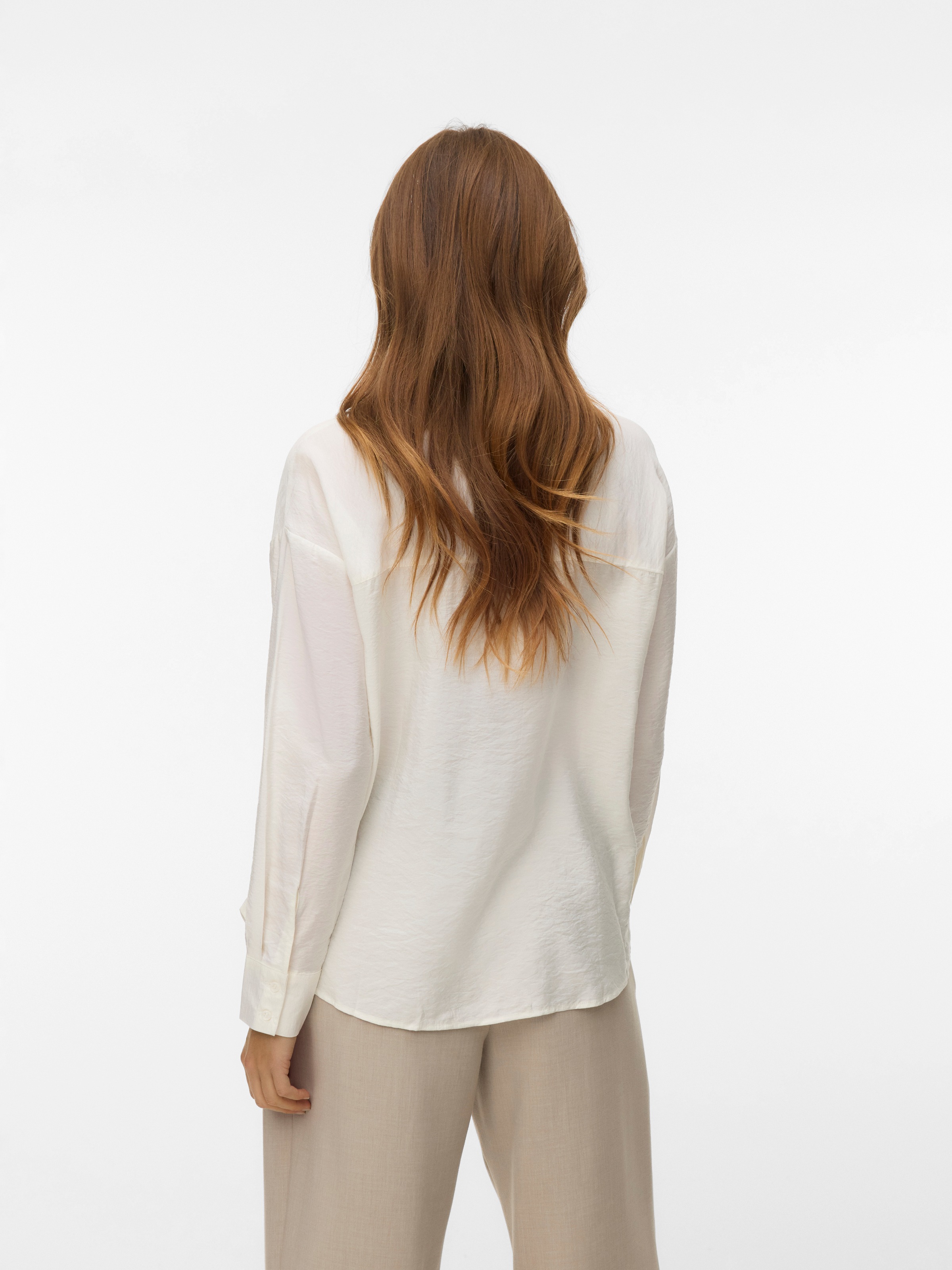 Vero Moda Hemdbluse "VMKAJA LS SHIRT WVN" mit Streifen günstig online kaufen