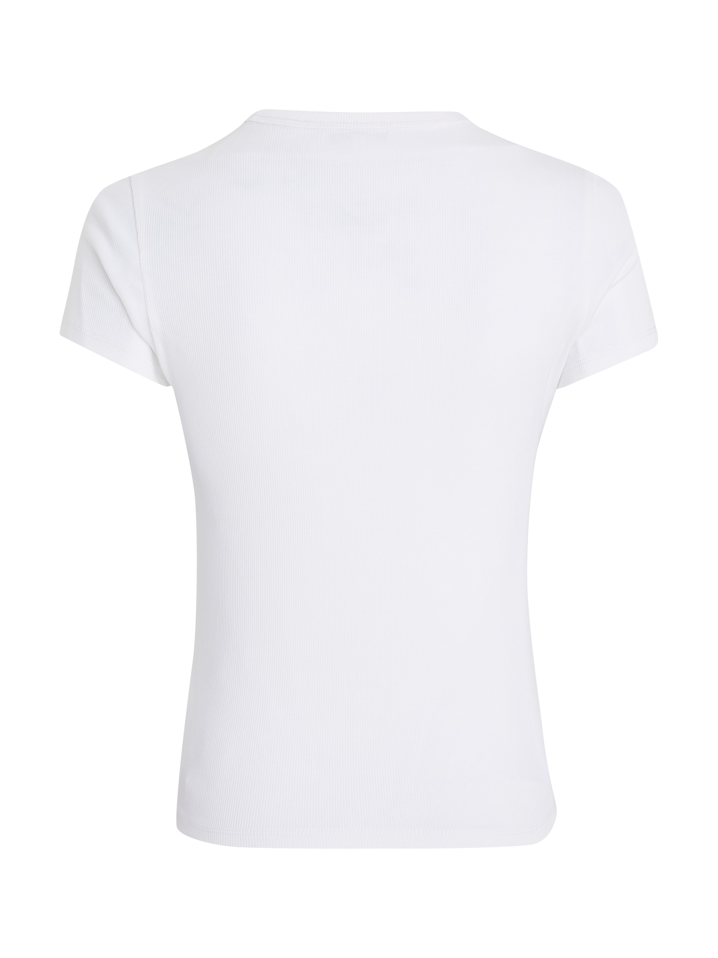 Tommy Jeans Curve T-Shirt »Slim Essential Rib«, Große Größen
