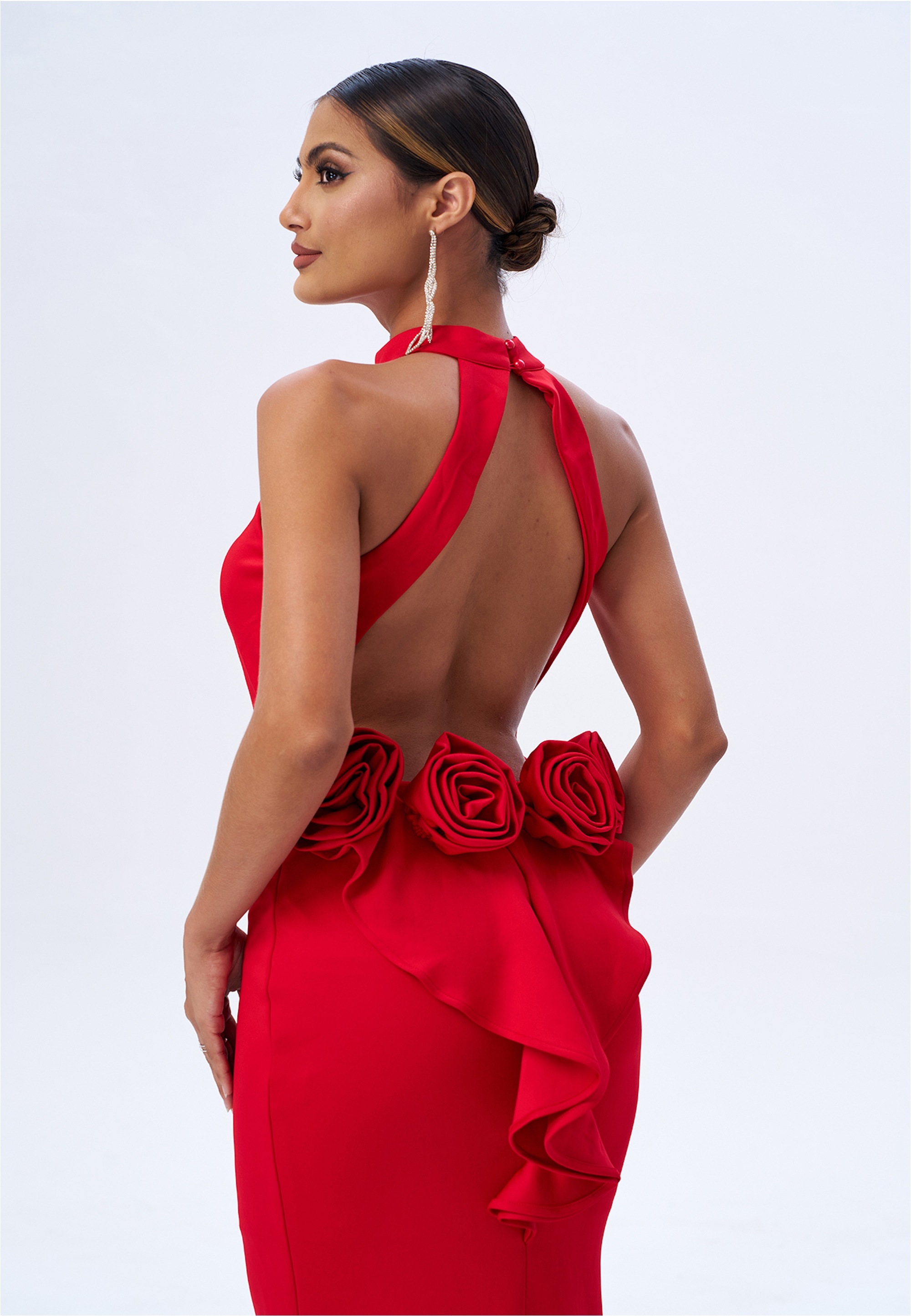 Moda Minx Jerseykleid »ANGEL«, mit tiefem Rückenausschnitt