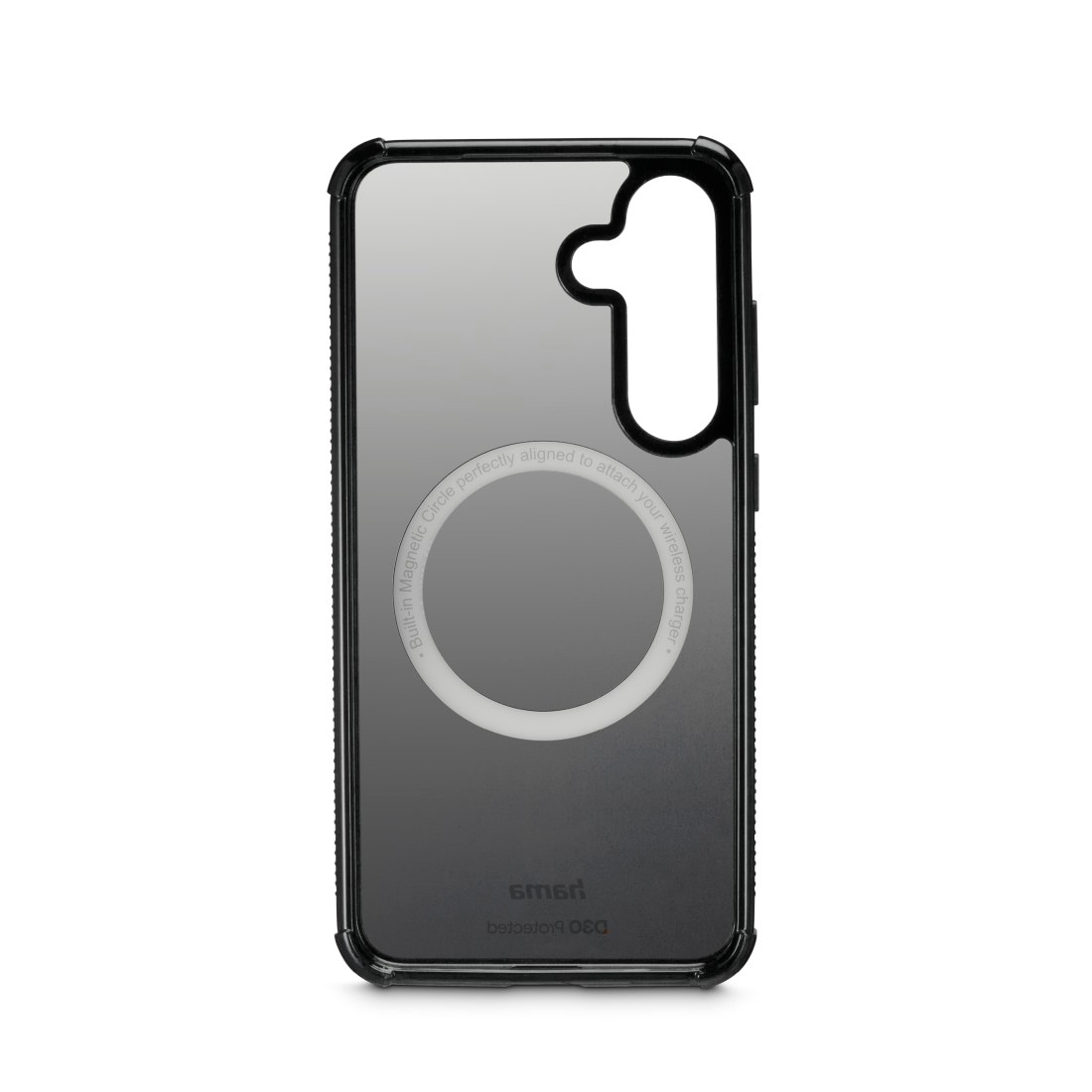 Hama Smartphone-Hülle »Handyhülle magnetisch für Galaxy S25+ (für Qi2, D3O, schwarz)«, Samsung Galaxy S25+, Wireless-Charging