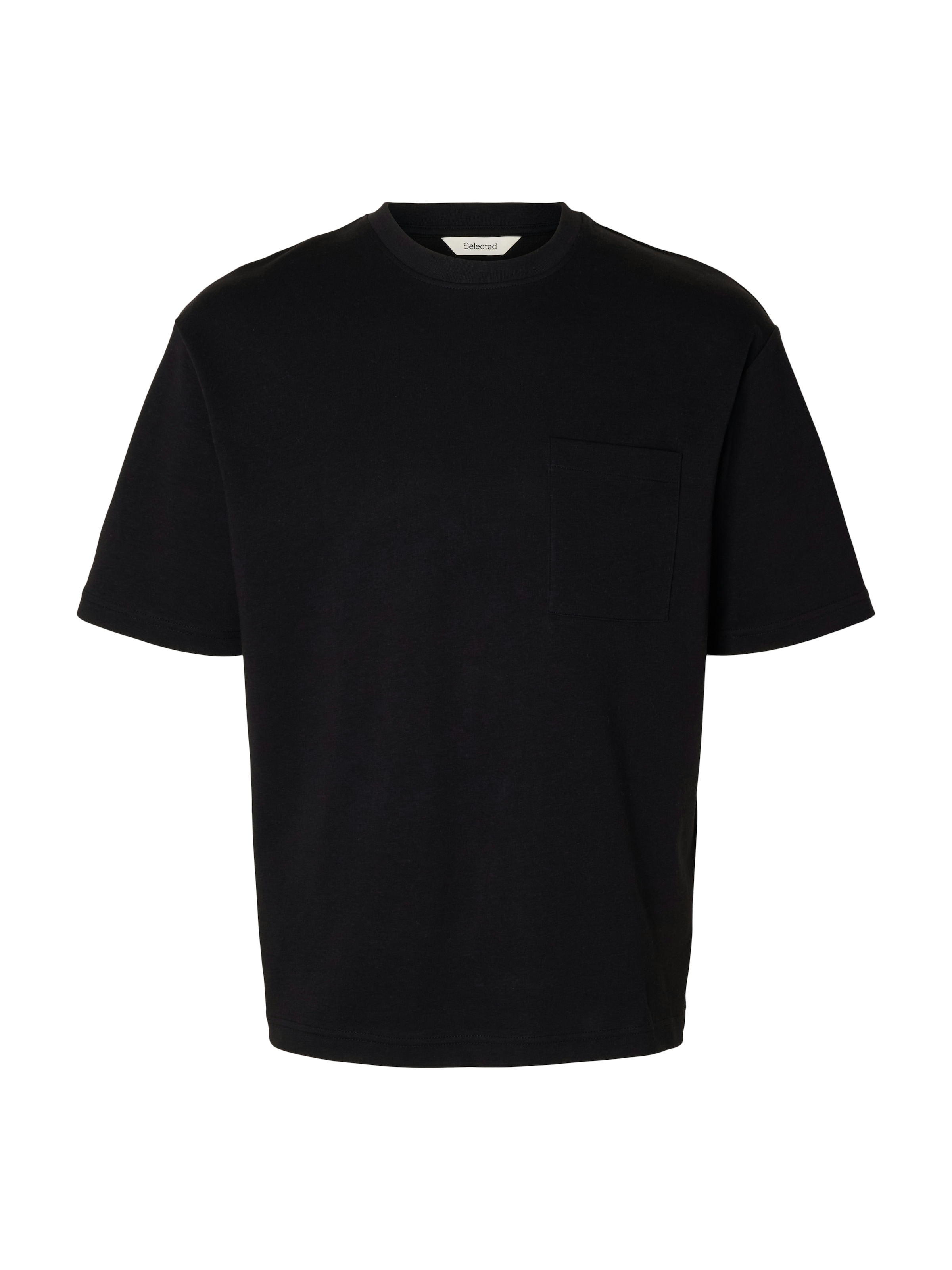 SELECTED T-Shirt »SLHLOOSEOSCAR POCKET SS TEE NOOS«