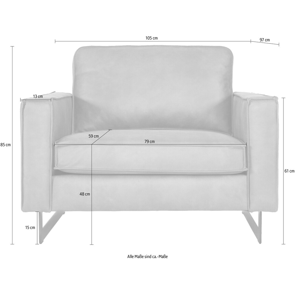 Places of Style Loveseat »Pinto«