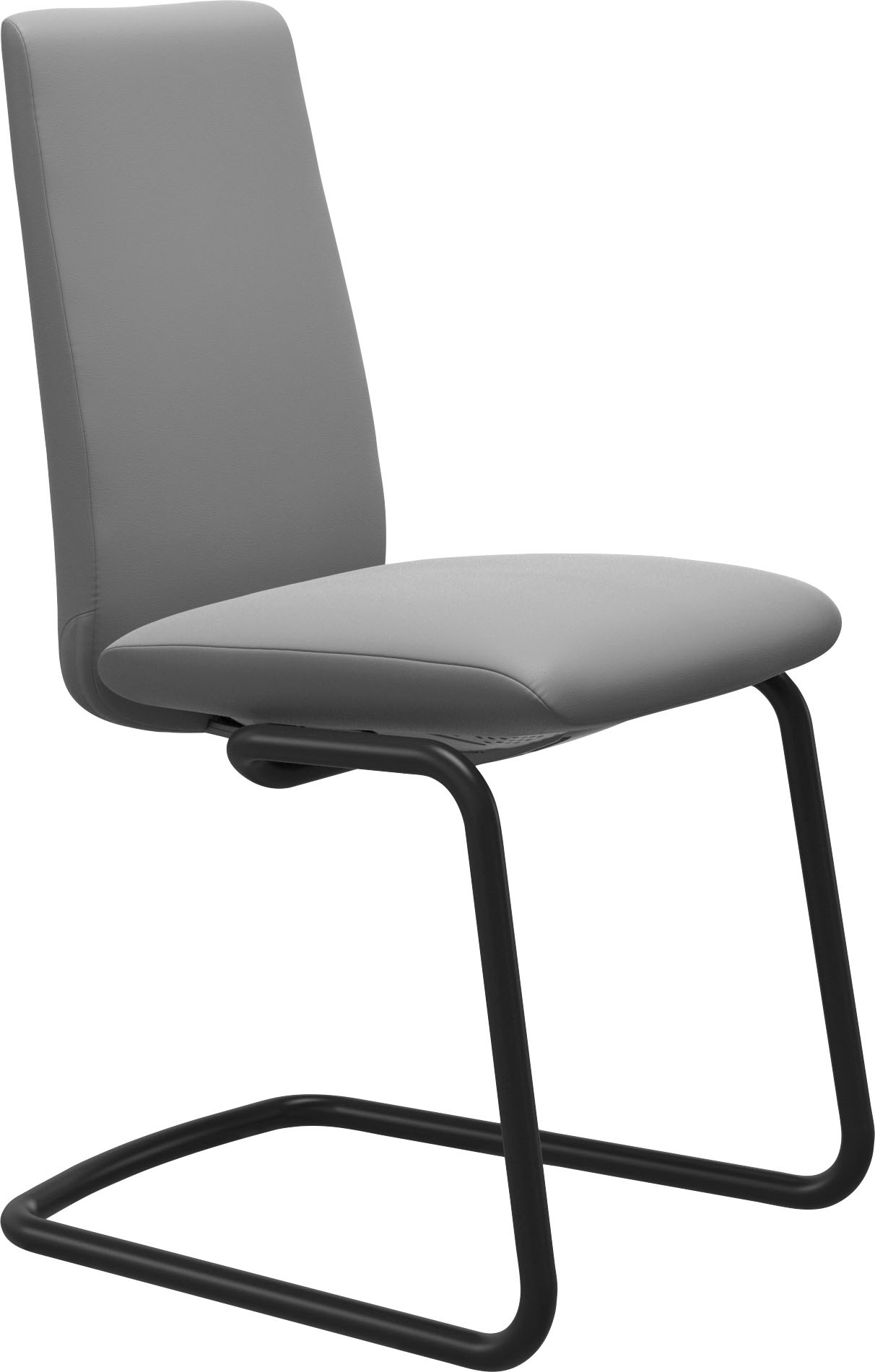 Stressless® Polsterstuhl »Laurel«, Leder BATICK, Low Back, Größe M, mit Beinen aus Stahl in Schwarz matt