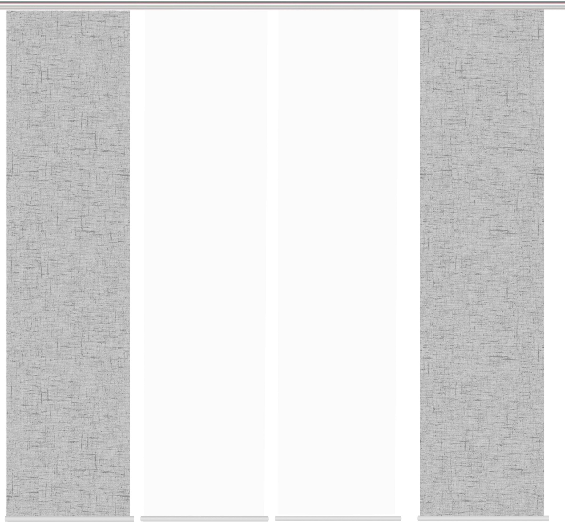 Thumbnail - HOME WOHNIDEEN Schiebegardine "PIVE 4er SET" Paneelwagen 4 Stk. tlg. Schiebevorhang Digidruck 4er Set PIVE