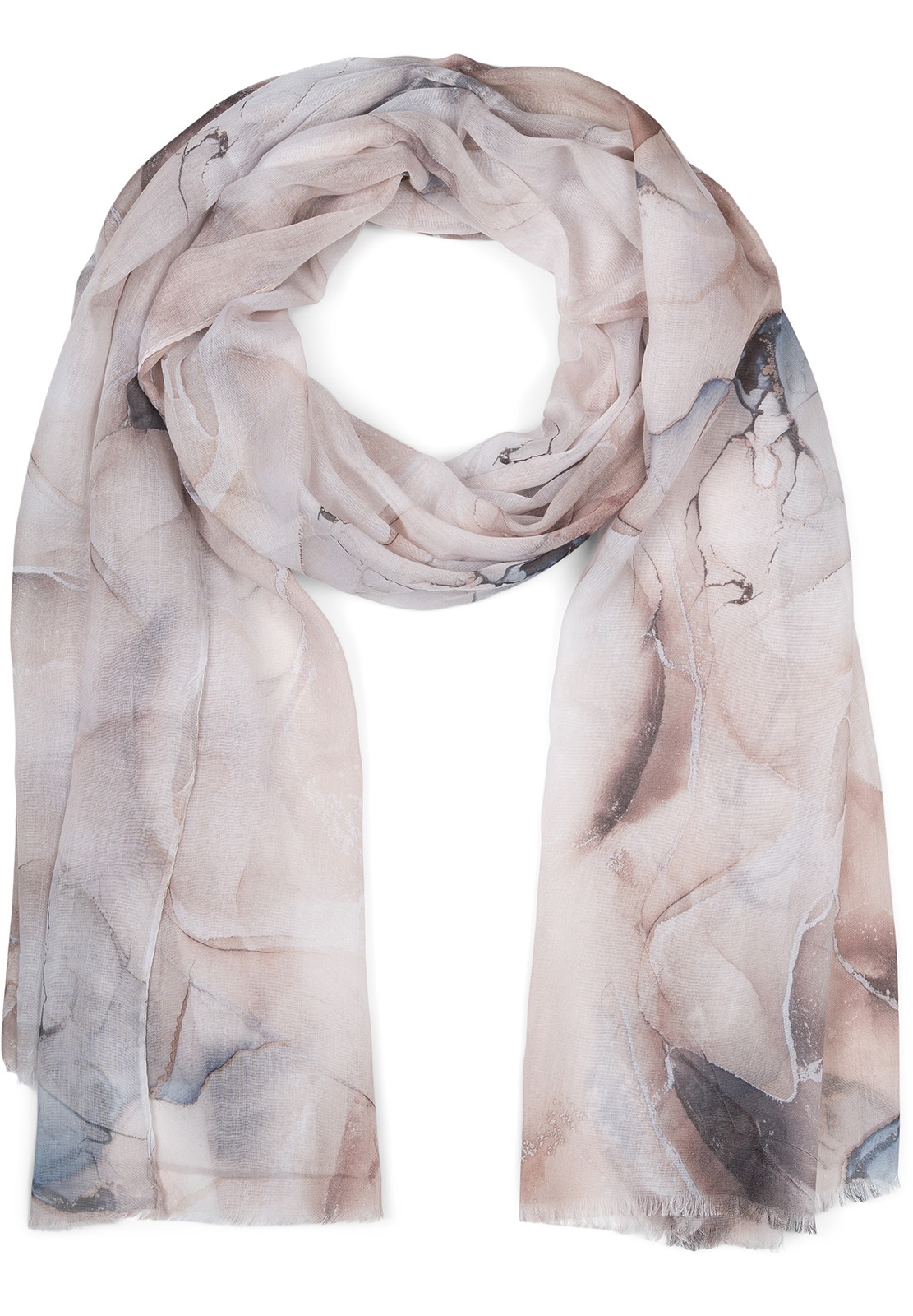 styleBREAKER Schal "Schal mit Marmor Muster" 1 Stk.