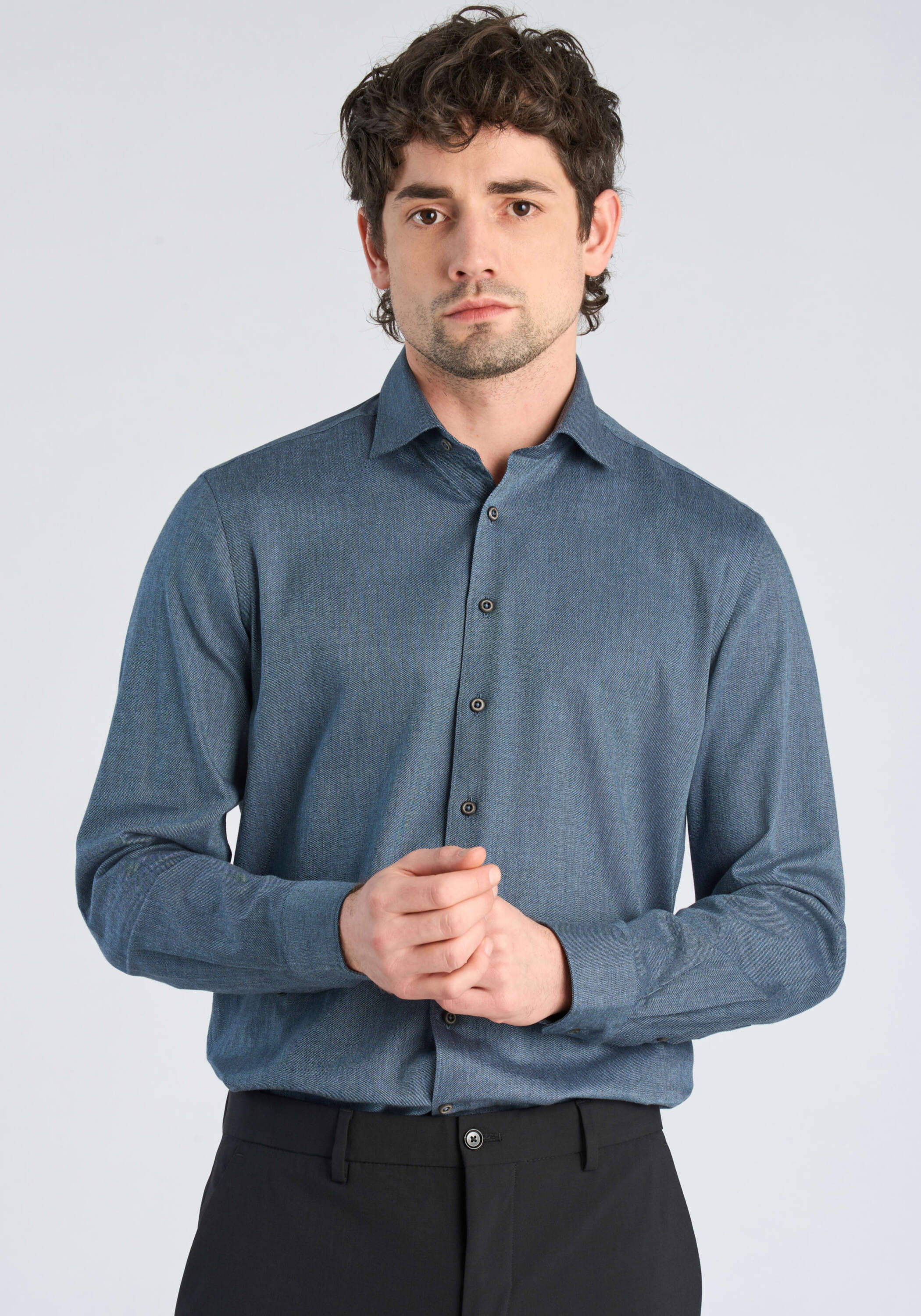 LINDBERGH "Business-Casual-Hemd (Langarm) Modern Fit"