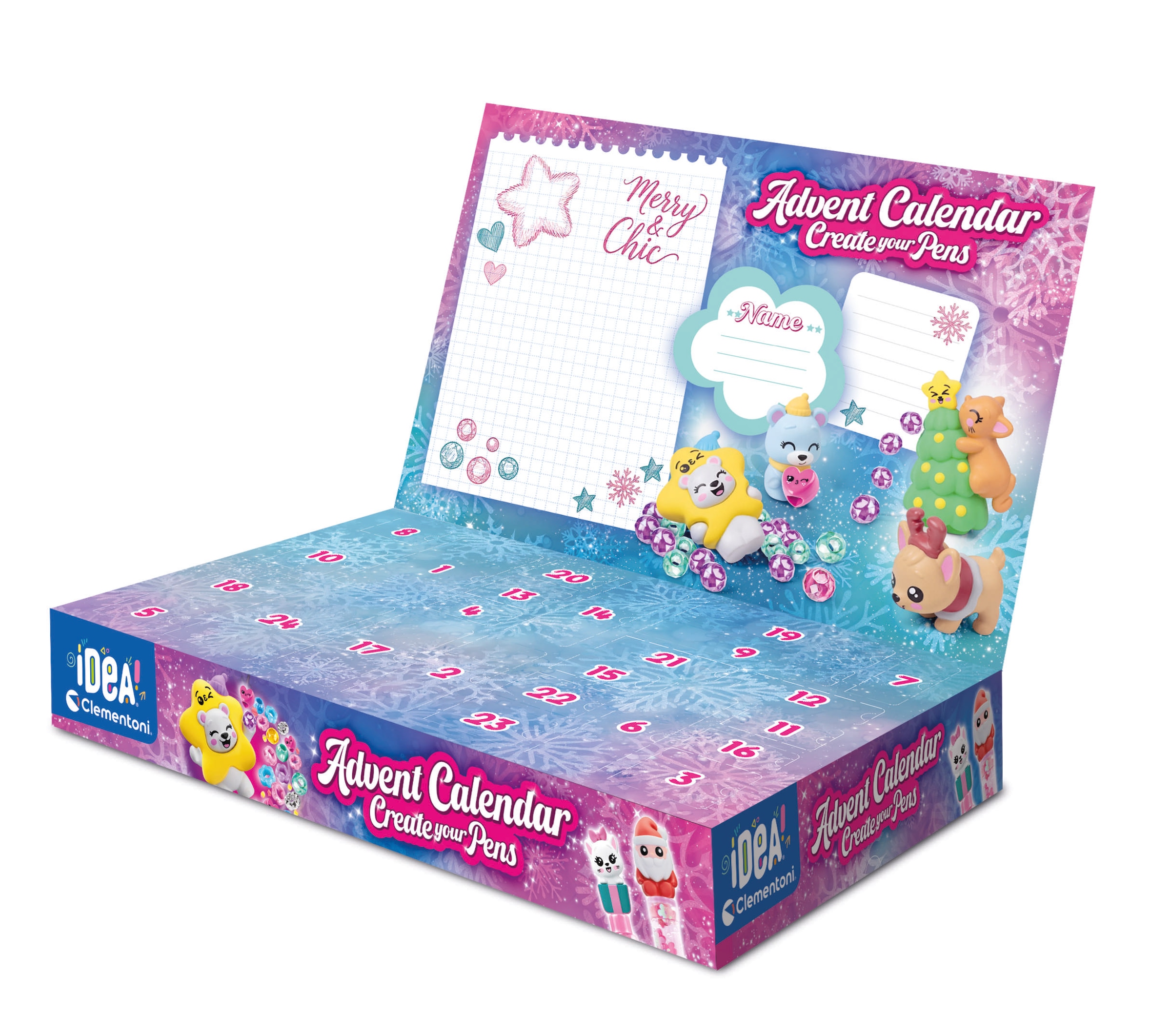 Clementoni® Spielzeug-Adventskalender »IDEA! - Stifte Atelier - Adventskalender« ab 7 Jahren