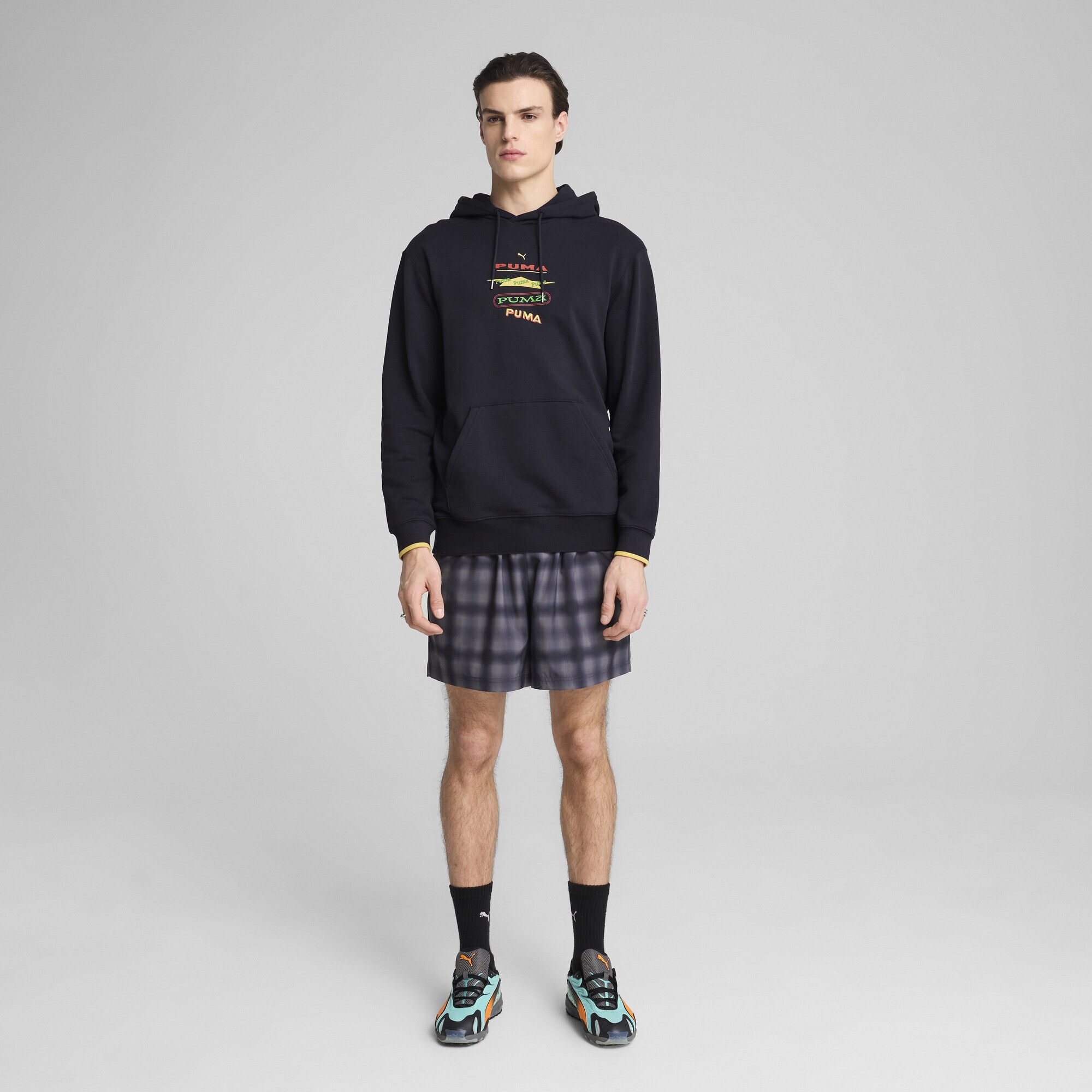 PUMA Hoodie »Wardrobe Essentials Graphic Hoodie Herren«