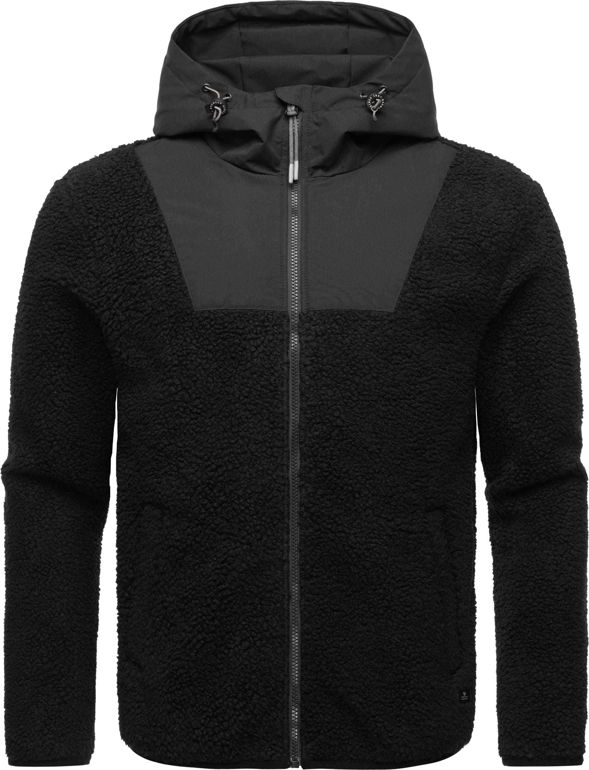 Ragwear Fleecejacke "Adar", mit Kapuze, Angesagte Herren Plüschjacke mit ho günstig online kaufen