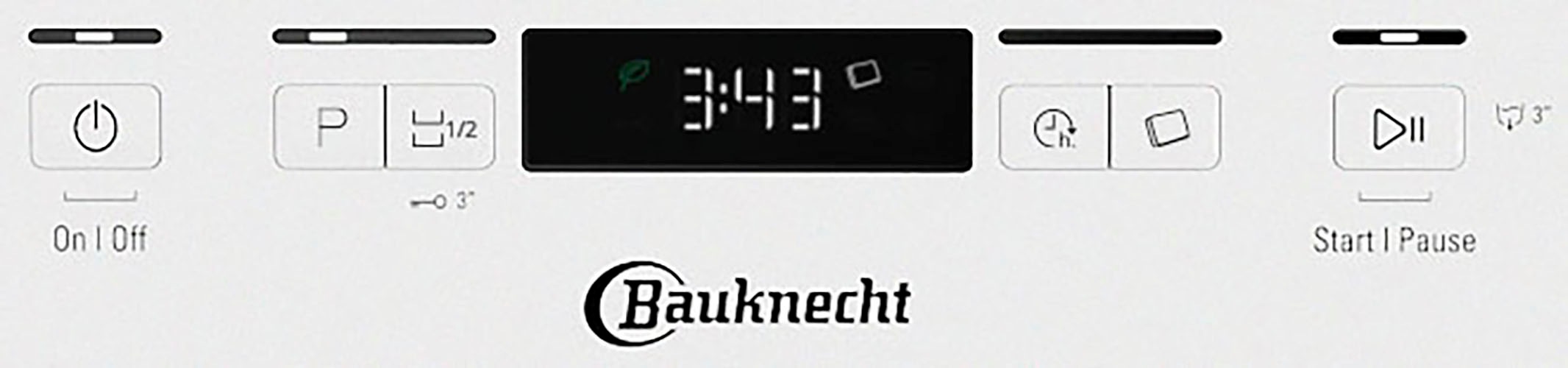 BAUKNECHT Standgeschirrspüler »B2F HD624 A«, 14 Maßgedecke