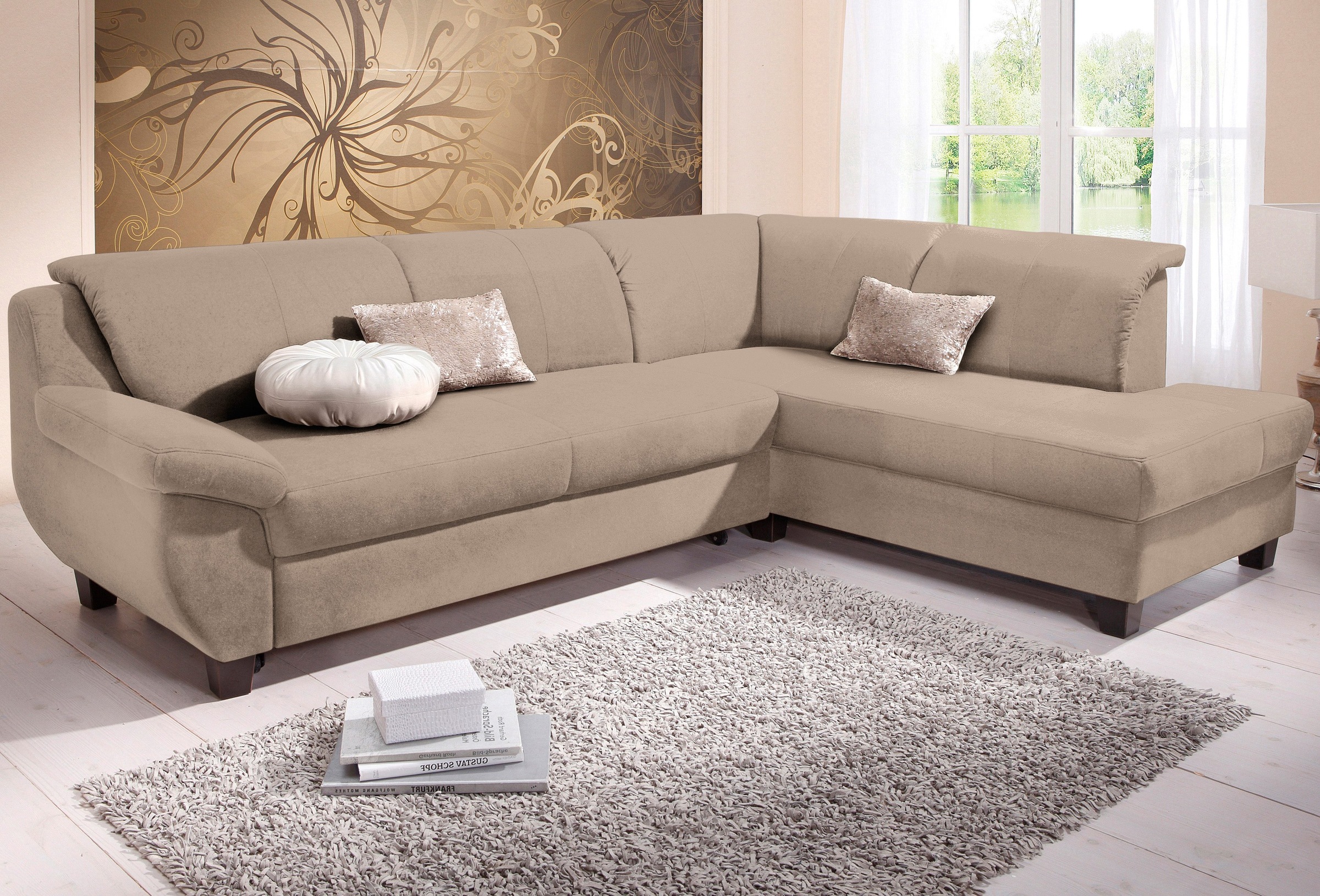 Home affaire Ecksofa "Yesterday Sitzbelastung 140 kg, L-Form", Belastbarkei günstig online kaufen