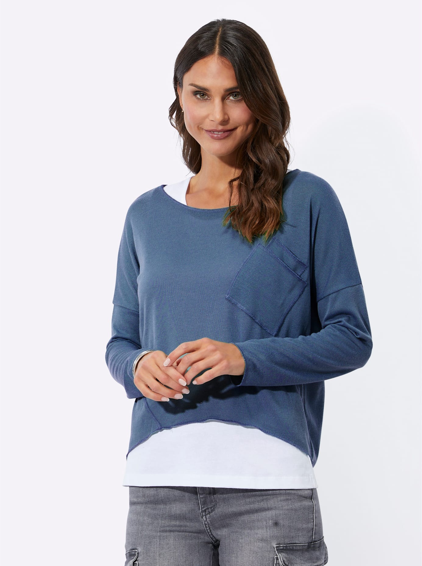 Inspirationen Oversize-Shirt "Shirt + Top", 1 Stk. günstig online kaufen