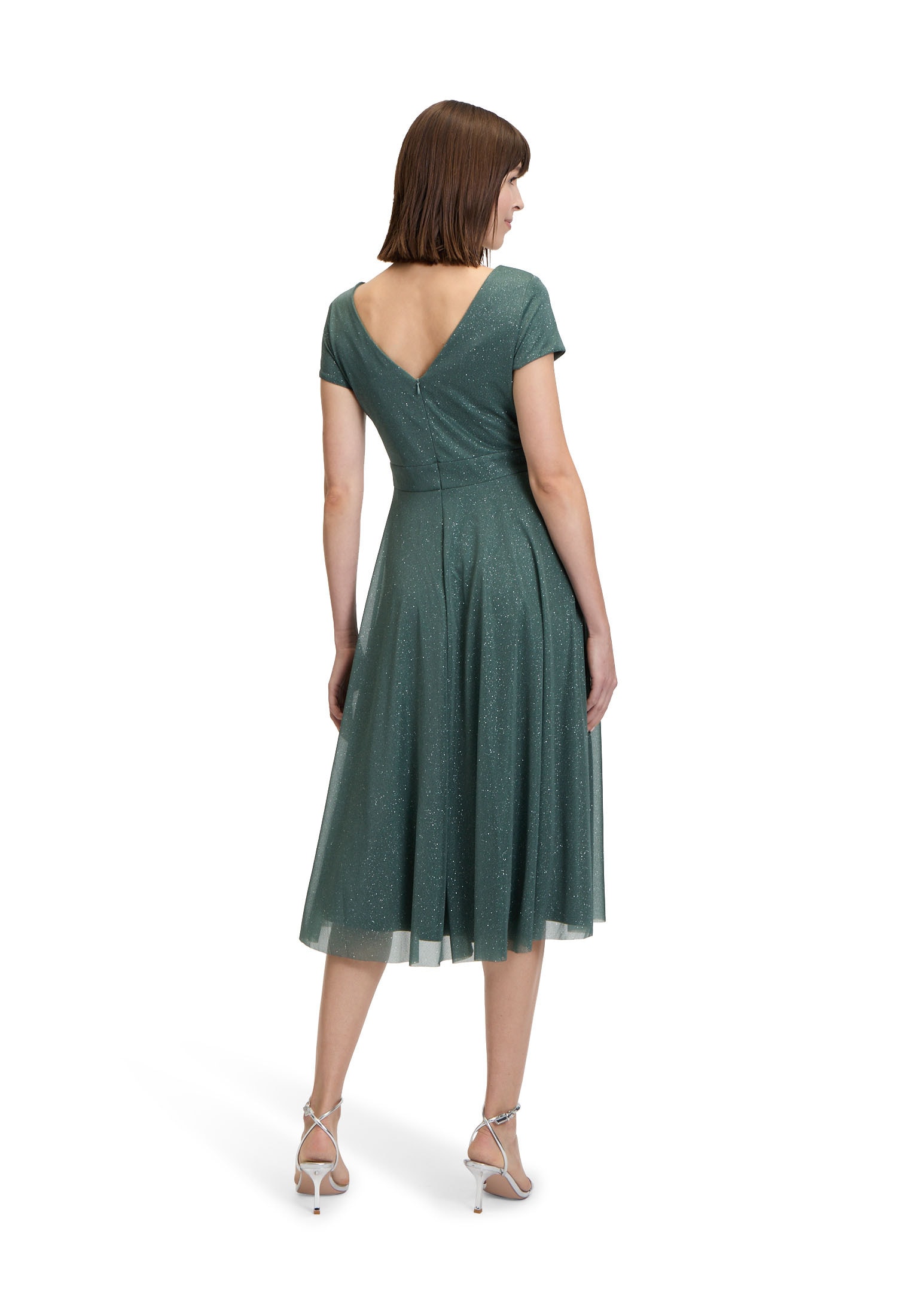 Vera Mont Cocktailkleid »Vera Mont Cocktailkleid im Glitzer-Look«, Stoff