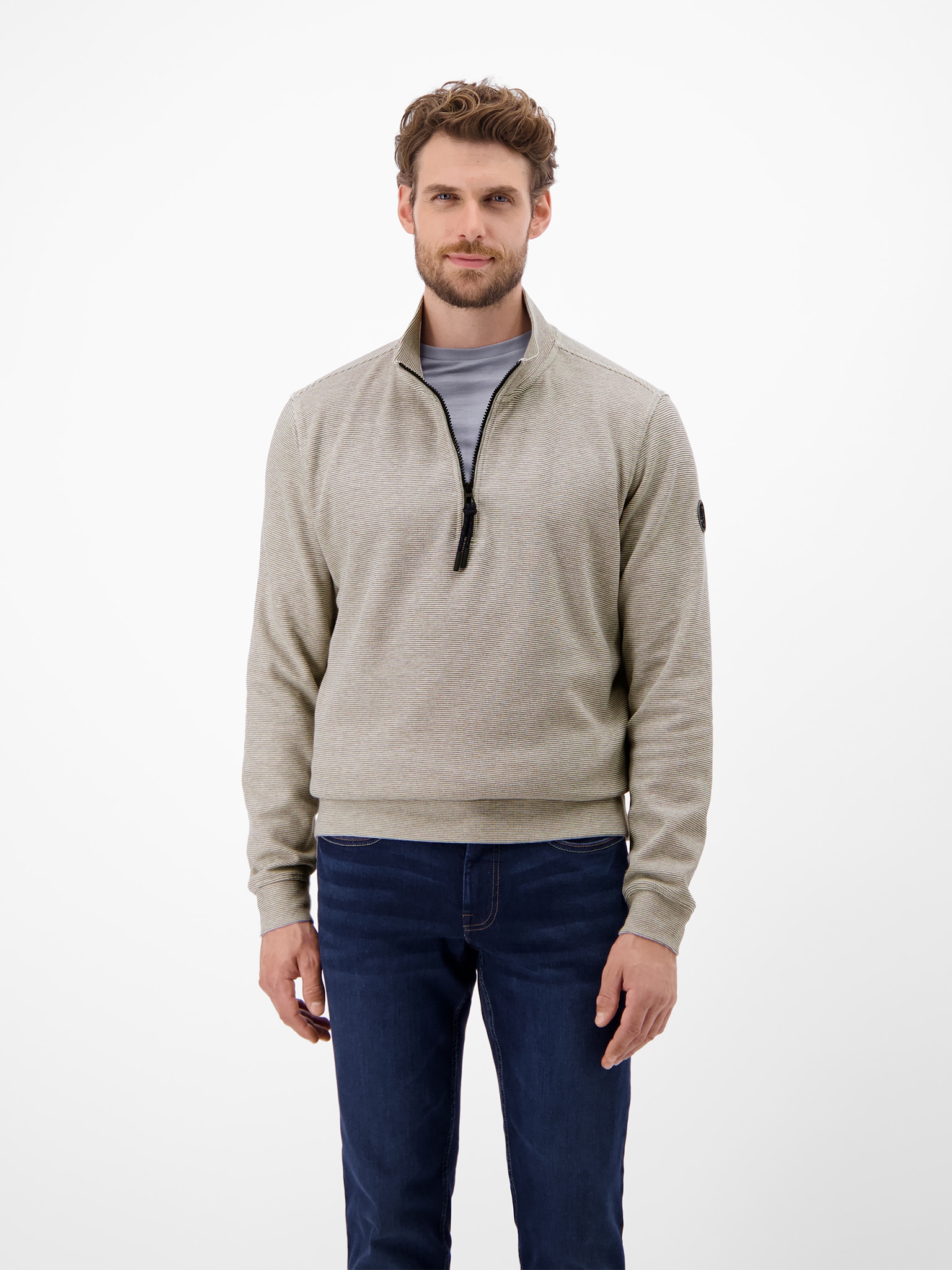 LERROS Sweater "SELA", mit Troyer-Reißverschluss günstig online kaufen