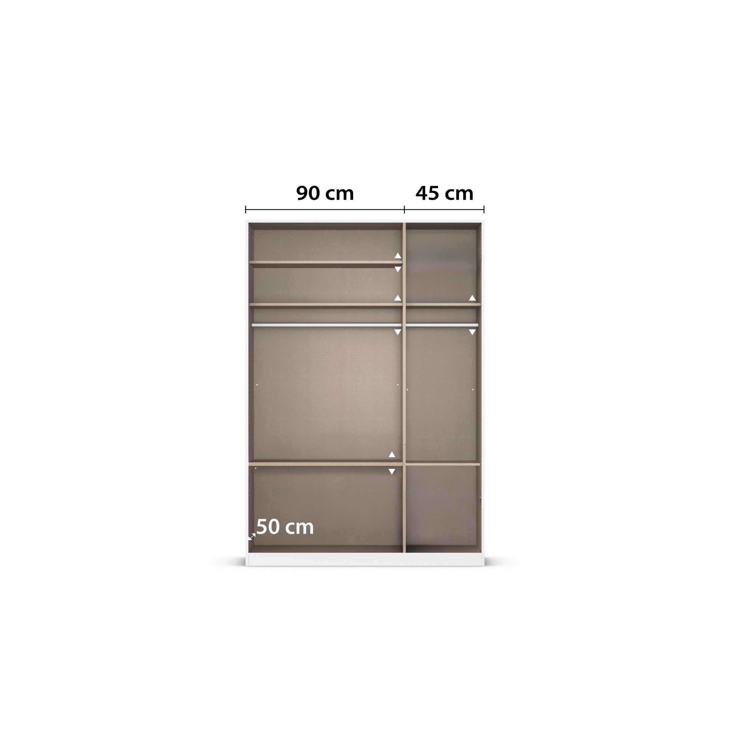 rauch Kleiderschrank »Marlene«, (in 3 verschiedenen Ausstattungen BASIC/CLASSIC/PREMIUM), in 3 Breiten 91/136/181 cm im Landhaus-Stil MADE IN GERMANY
