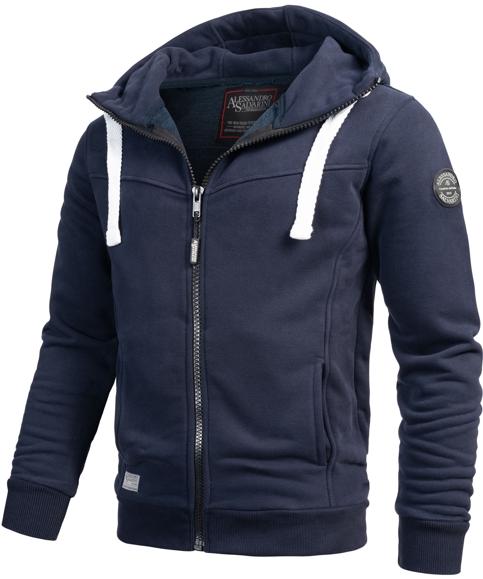 Alessandro Salvarini Kapuzensweatjacke »ASMeroiia«, mit großer Kapuze