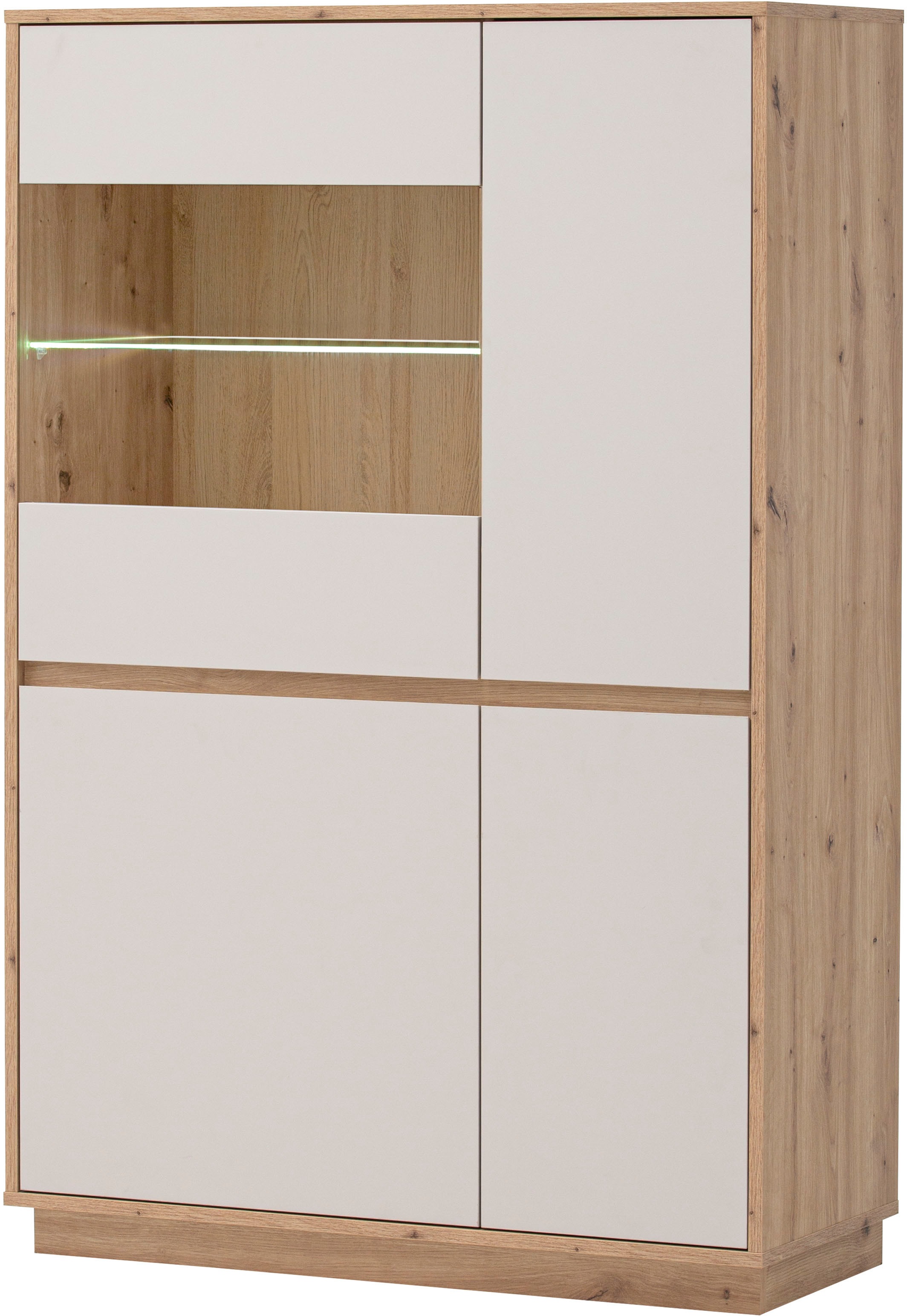 Home affaire Vitrine "Sonora, moderne Glasvitrine, Stauraumelement, Schrank günstig online kaufen