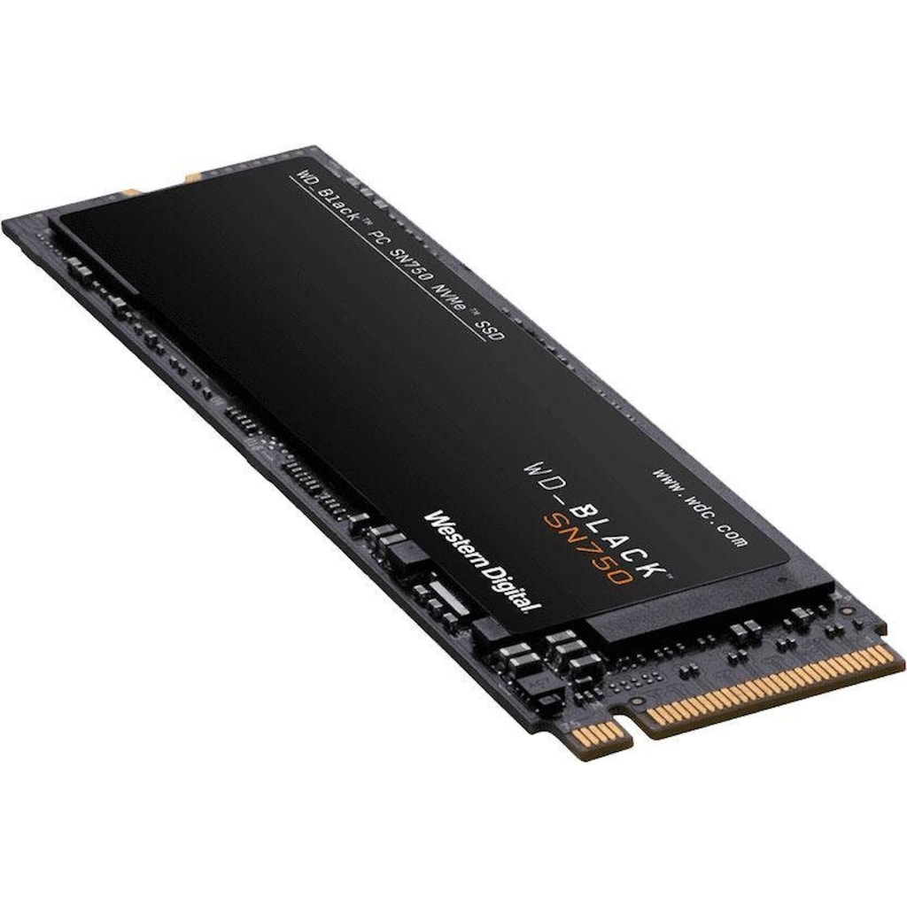 WD_Black Gaming-SSD »SN750 NVMe SSD Heatsink«, Anschluss M.2 PCIe 3.0, mit Kühlkörper