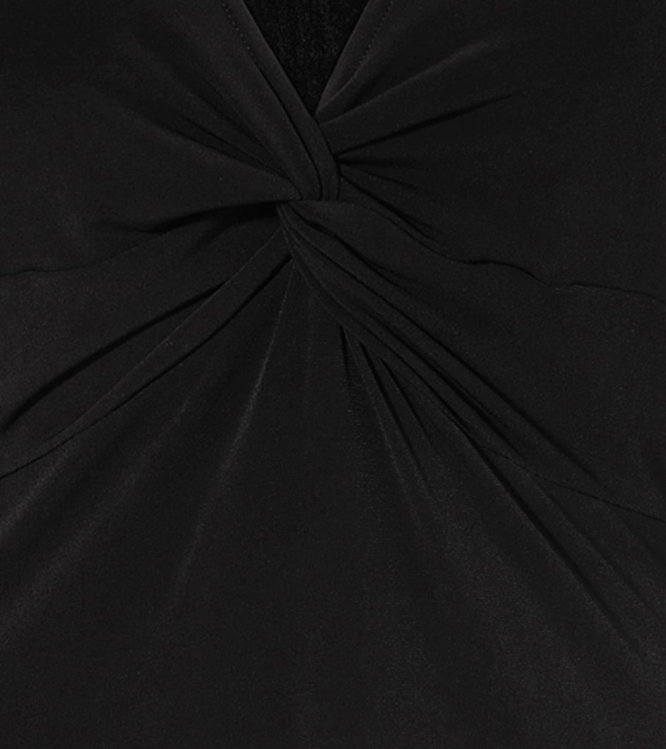 Aniston CASUAL Maxikleid, mit raffiniertem Knoten am Dekolleté - NEUE KOLLEKTION