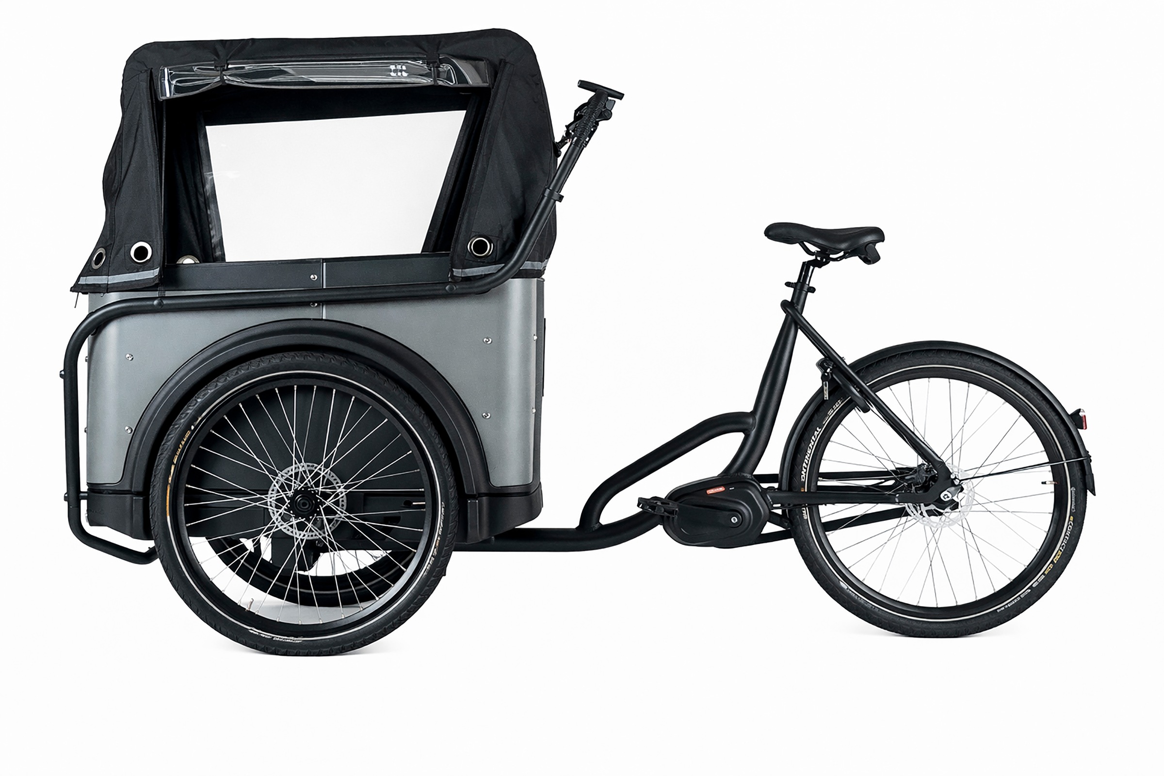 Royal Cargo Bikes »Cargo 3W Premium Plus 17,5Ah / 630 Wh 24 / 26 Zoll mit Riemenantrieb« 0 Gang ENVIOLO NuVinci Schaltwerk Nabenschaltung Mittelmotor 250 W