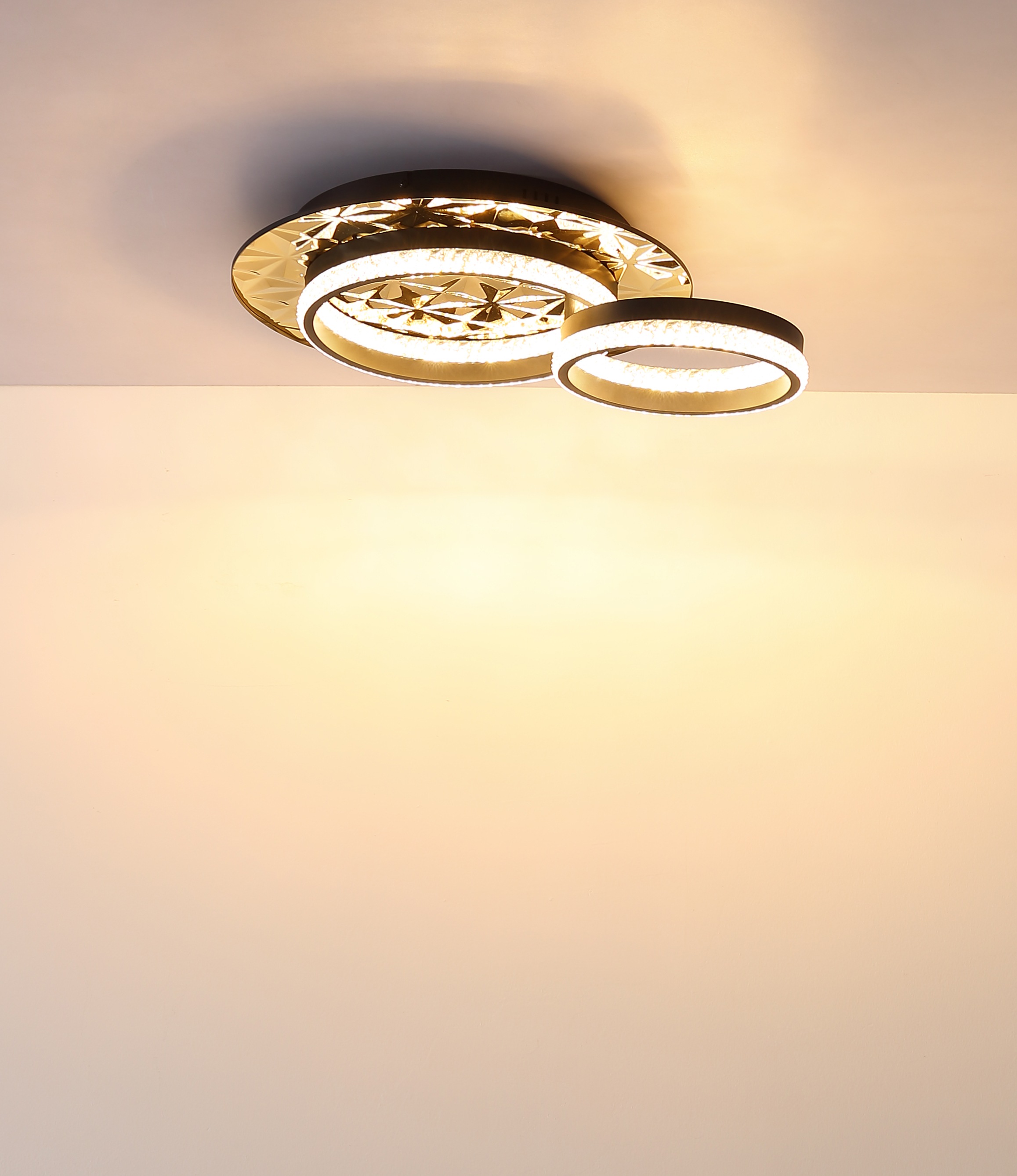 GLOBO LIGHTING Deckenleuchte »DELLA II« LED-Modul 1 Stk. Warmweiß LED Deckenleuchte für Wohn- & Esszimmer modern