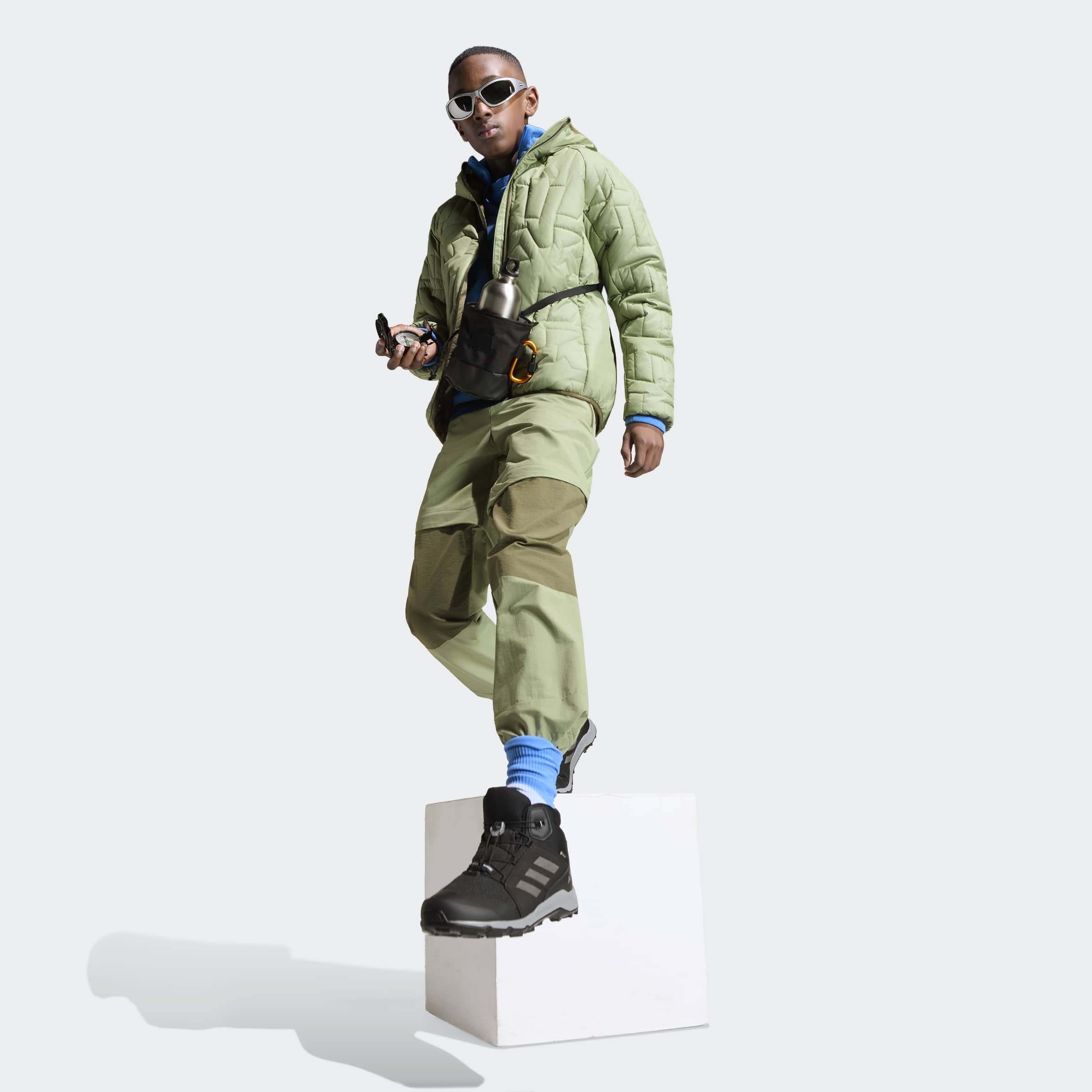 adidas TERREX Outdoorjacke »KIDS XPERIOR CLIMAWARM PADDED« für Kinder, mit durchgehendem Reißverschluss, aus Ripstop-Material