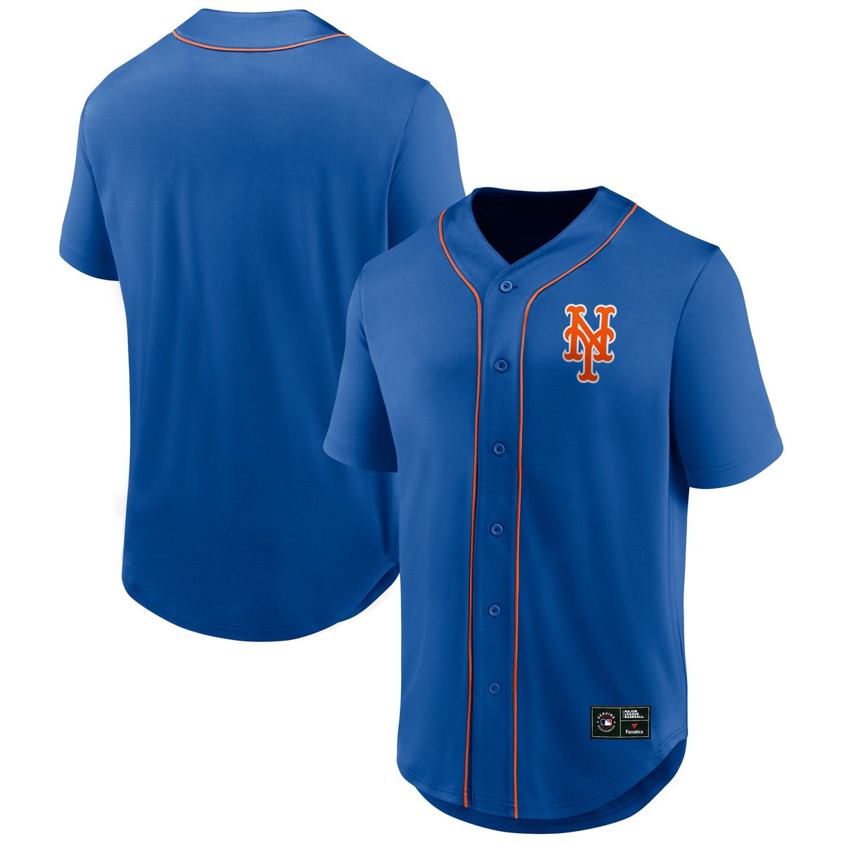 FANATICS Herren Footballtrikot "Fanatics Trikot New York Mets Core Foundation"blau, Gr. L, 100% Polyester, Trikots