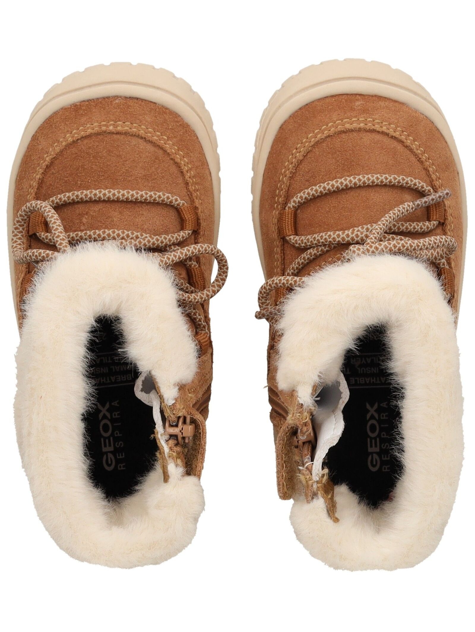 Geox Schnürstiefelette »Geox Stiefelette Leder/Textil«