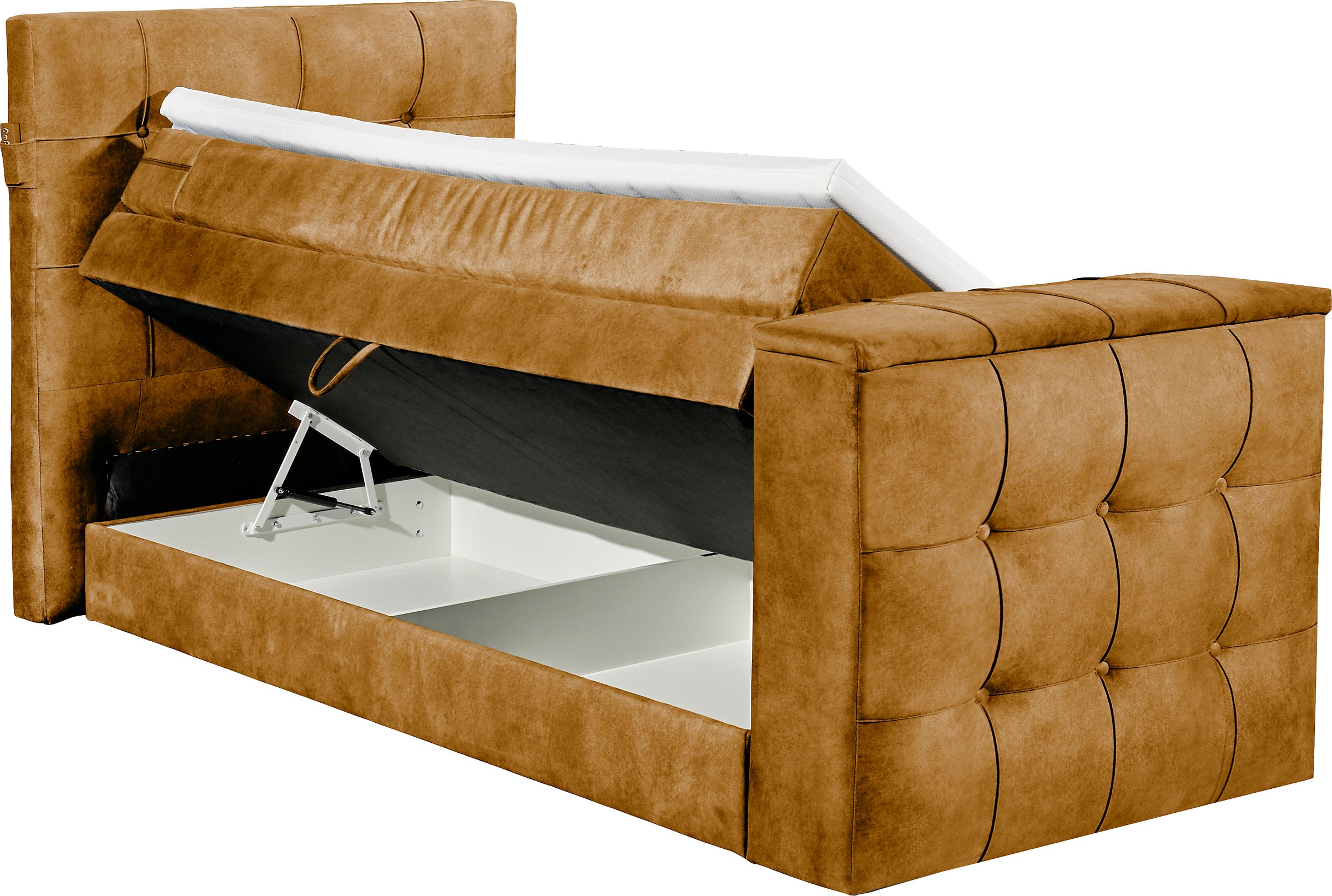 SET ONE by Musterring Richmond Box Spring Bed Yellow 134x243cm 3