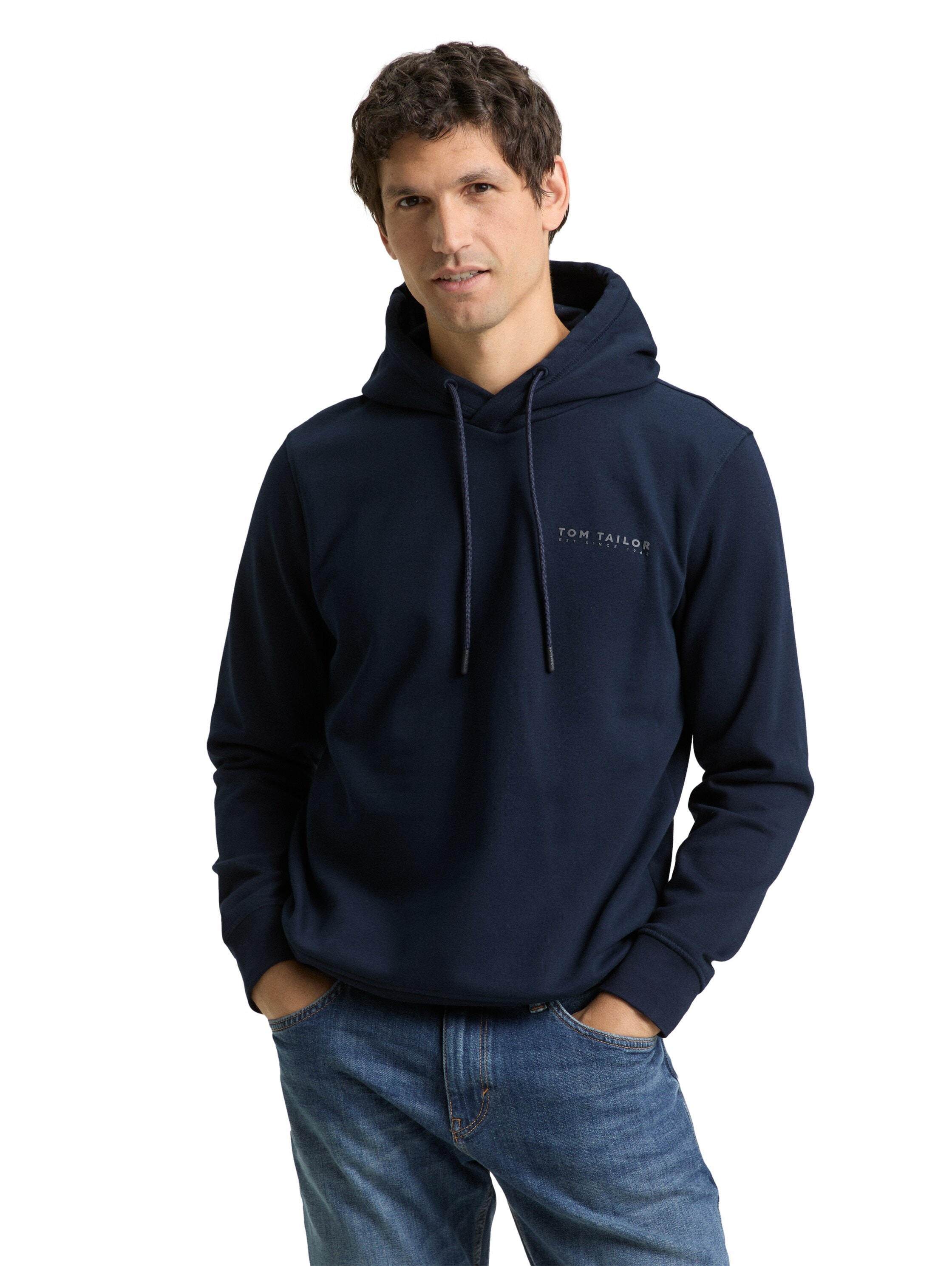 TOM TAILOR Hoodie, mit Logo Stickerei