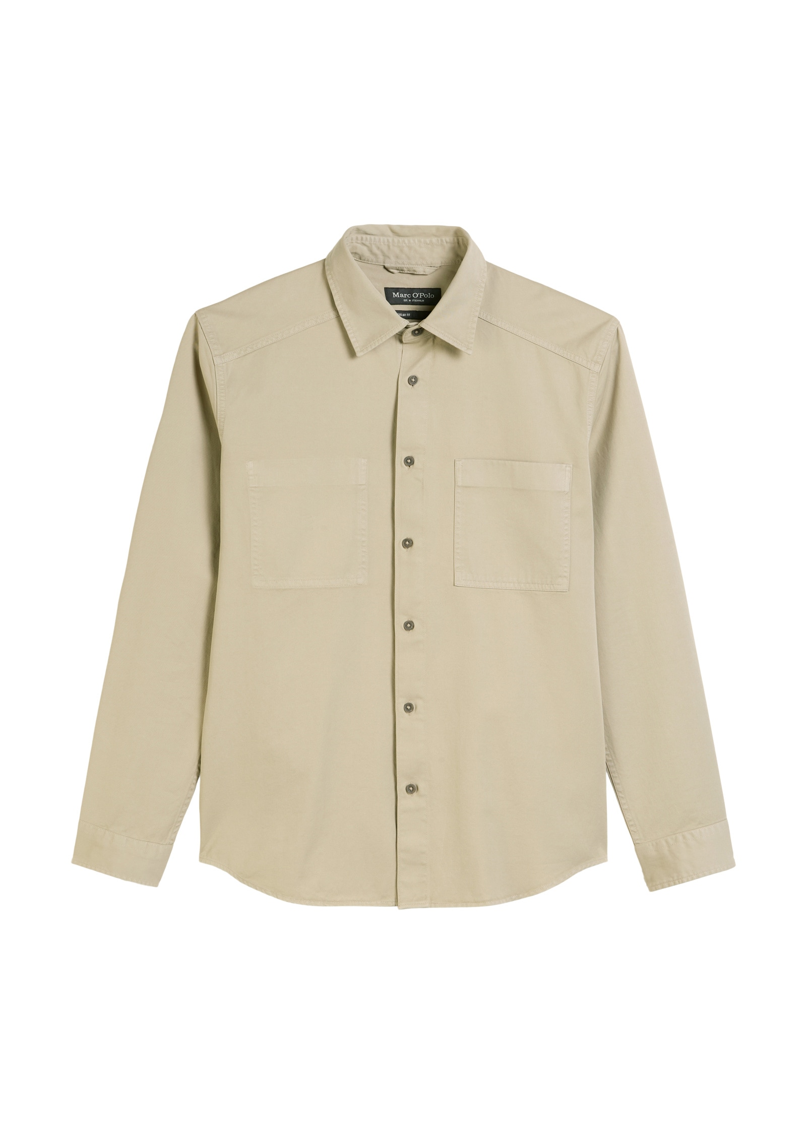 Marc O'Polo Langarmhemd »aus softem Bio-Baumwoll-Twill«