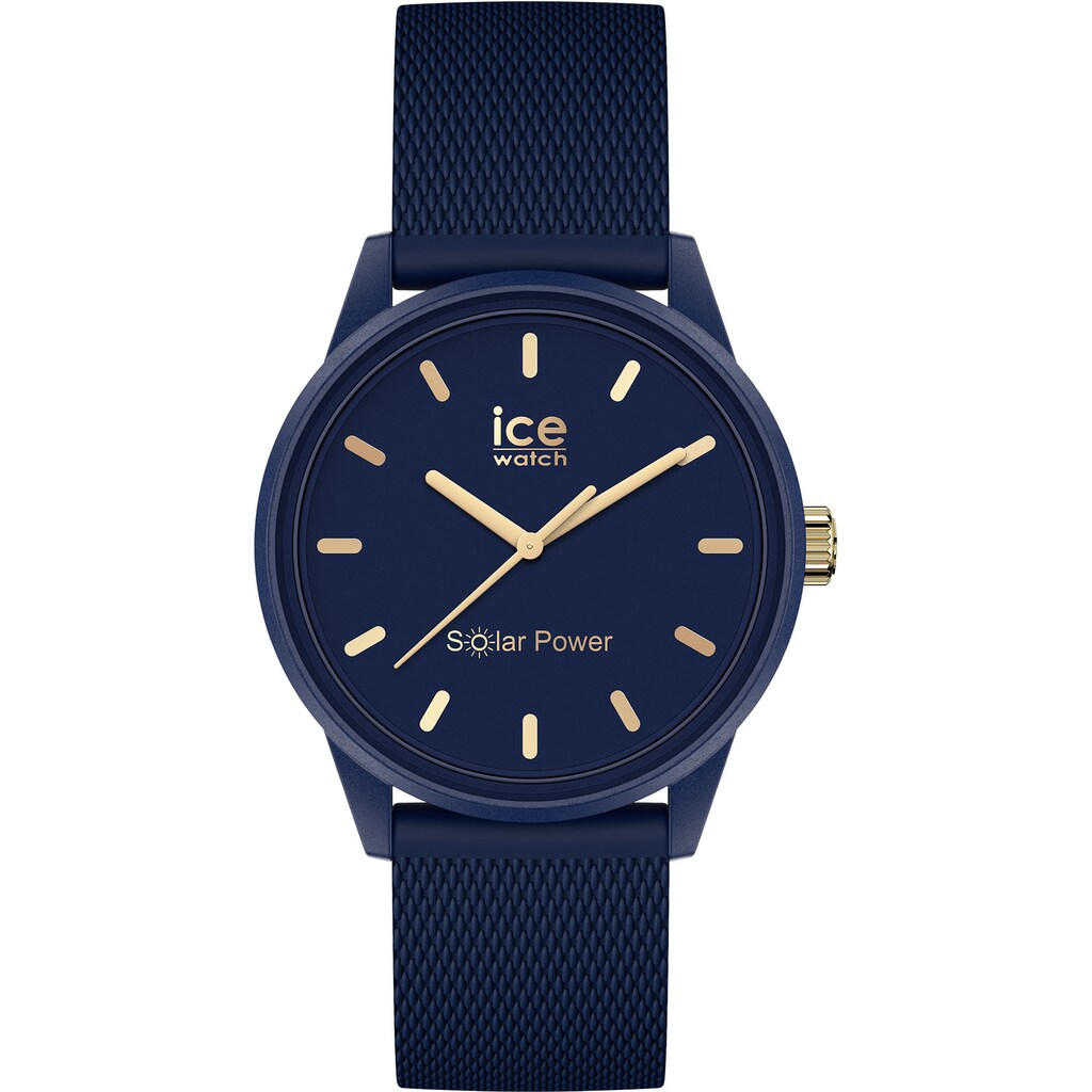 ice-watch Solaruhr »ICE solar power - Navy gold, 018743«