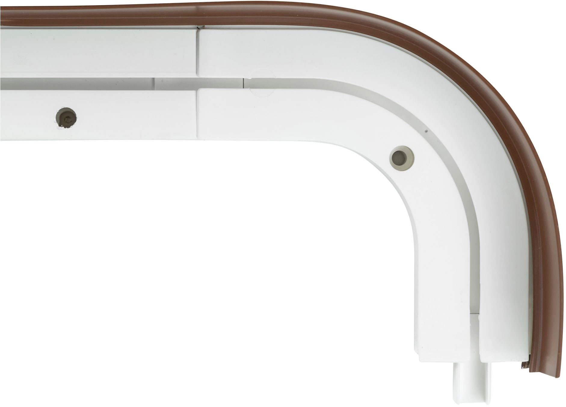 SN DECO GROUP Gardinenschiene »SH1 mit Blende 7,5 cm«, 1 läufig-läufig, Fixmaß, mit Blende 7,5 cm