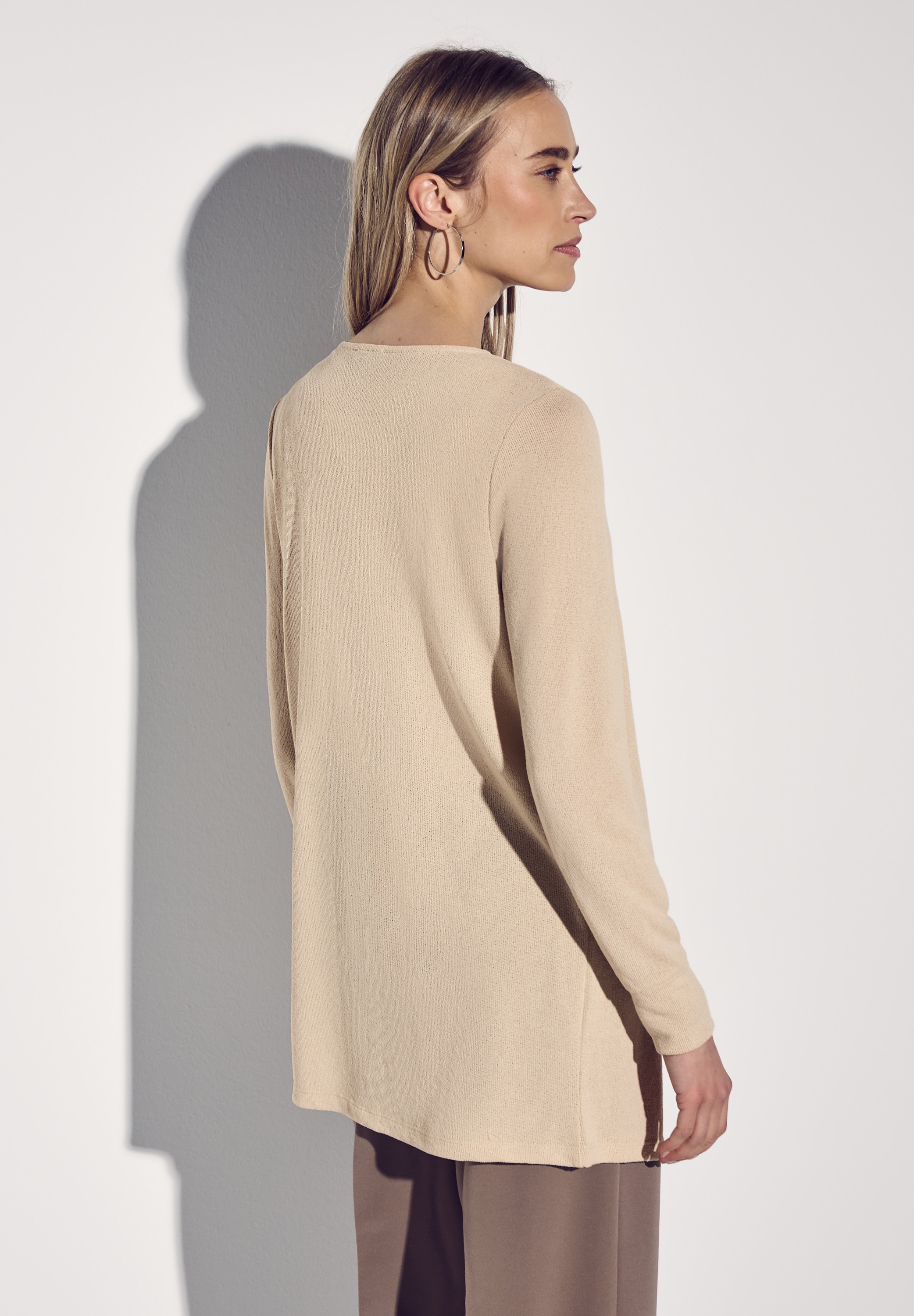 STREET ONE Cardigan, aus softem Materialmix