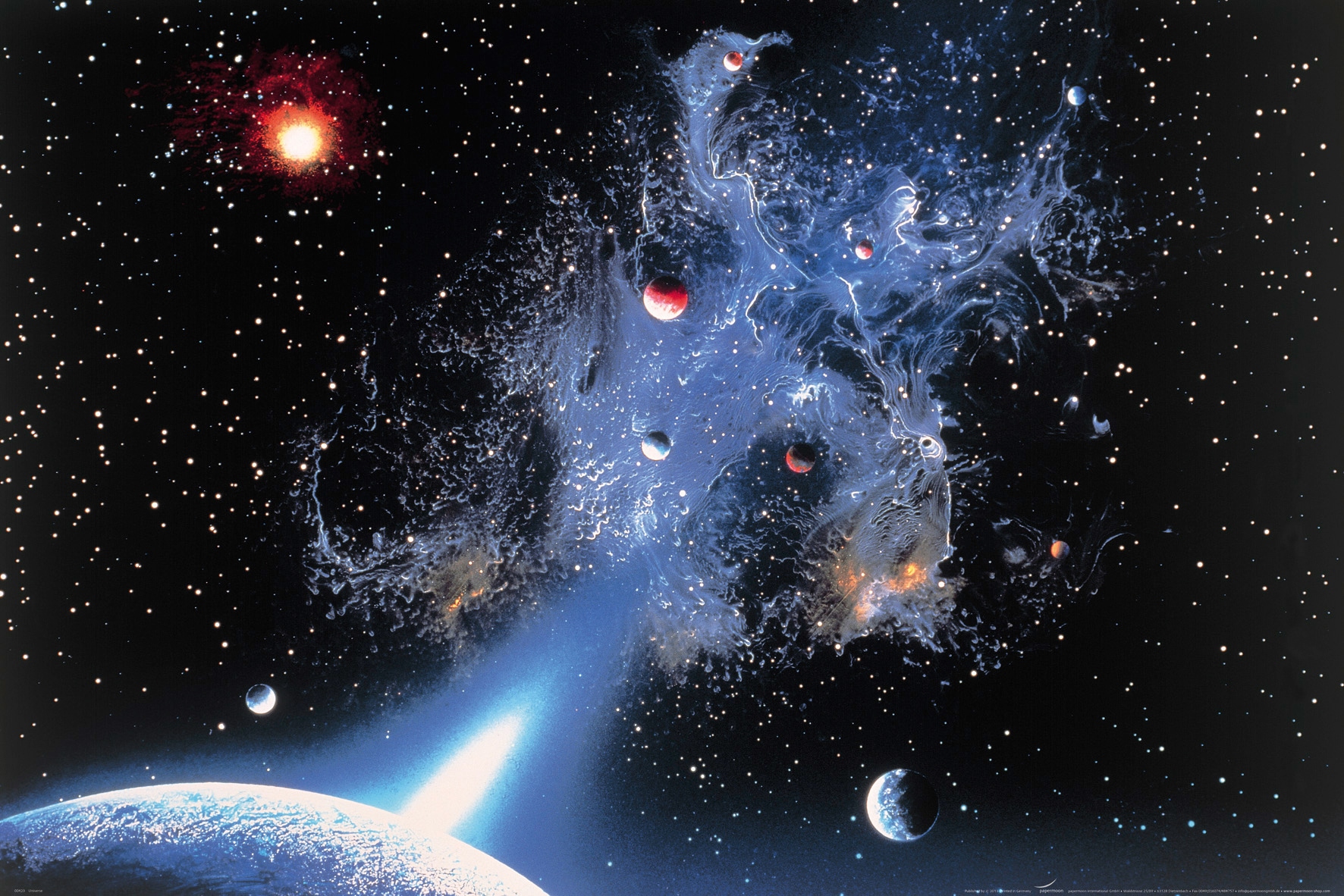 Papermoon Fototapete "Universum" glatt