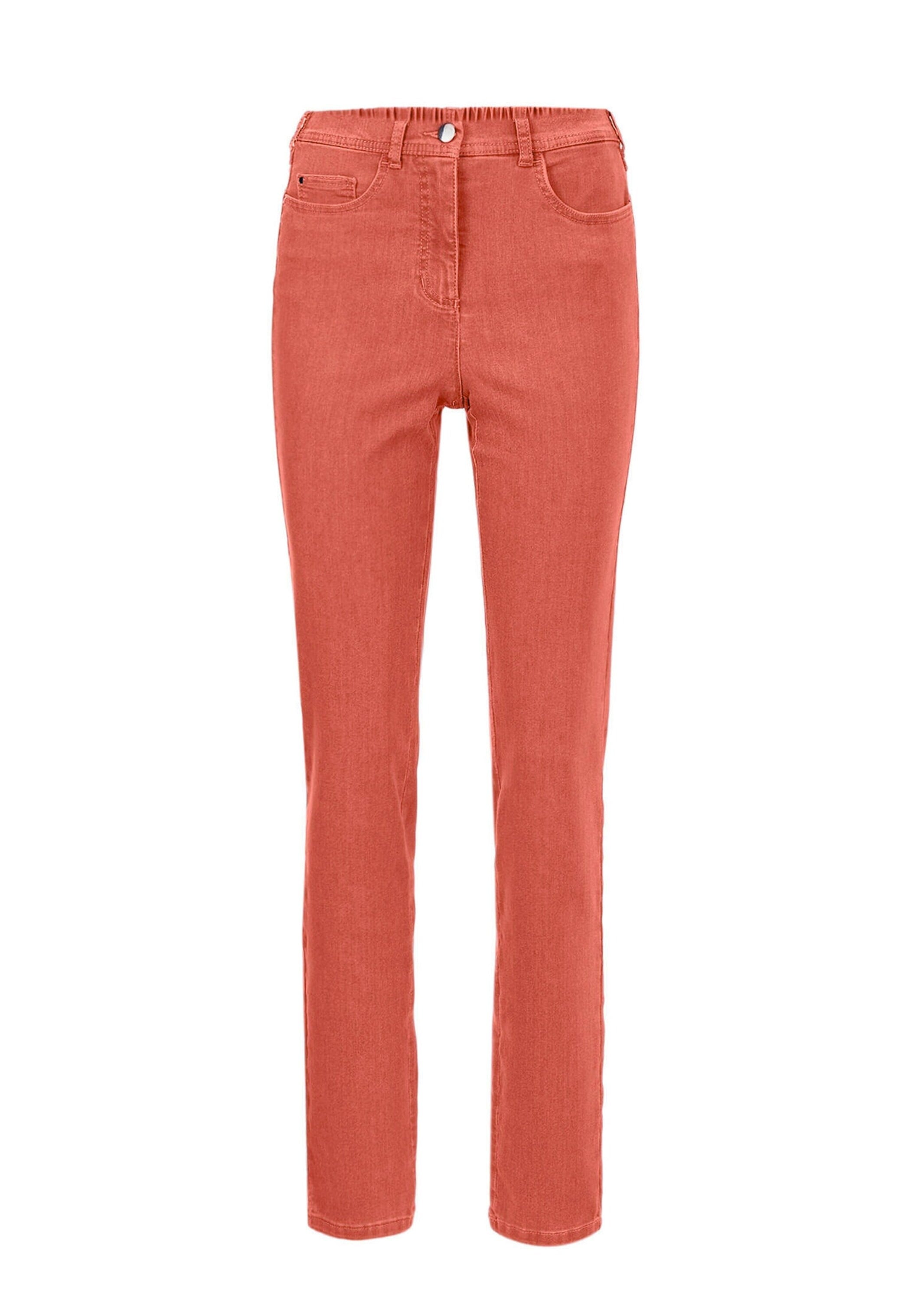 GOLDNER Regular-fit-Jeans "Damen Jeans Slim Fit LOUISA mit Stretch-Anteil" Ohne