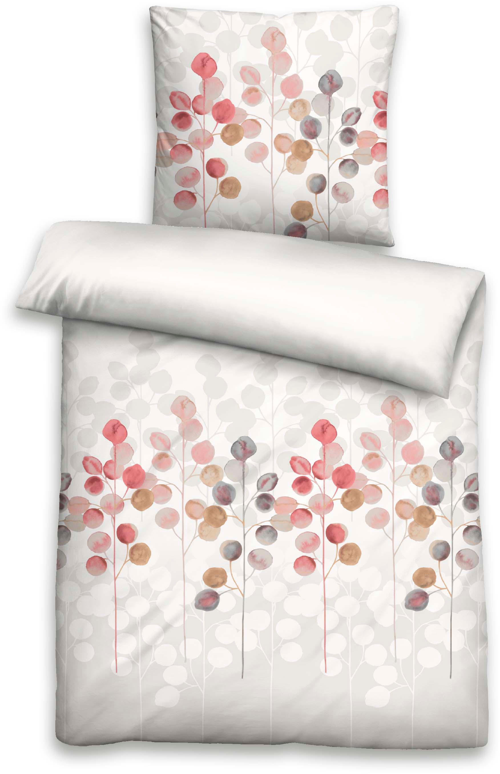 Biberna Bettwäsche "Ella" 2 Stk. tlg. absolut bügelfrei, 100% Baumwolle, mi günstig online kaufen