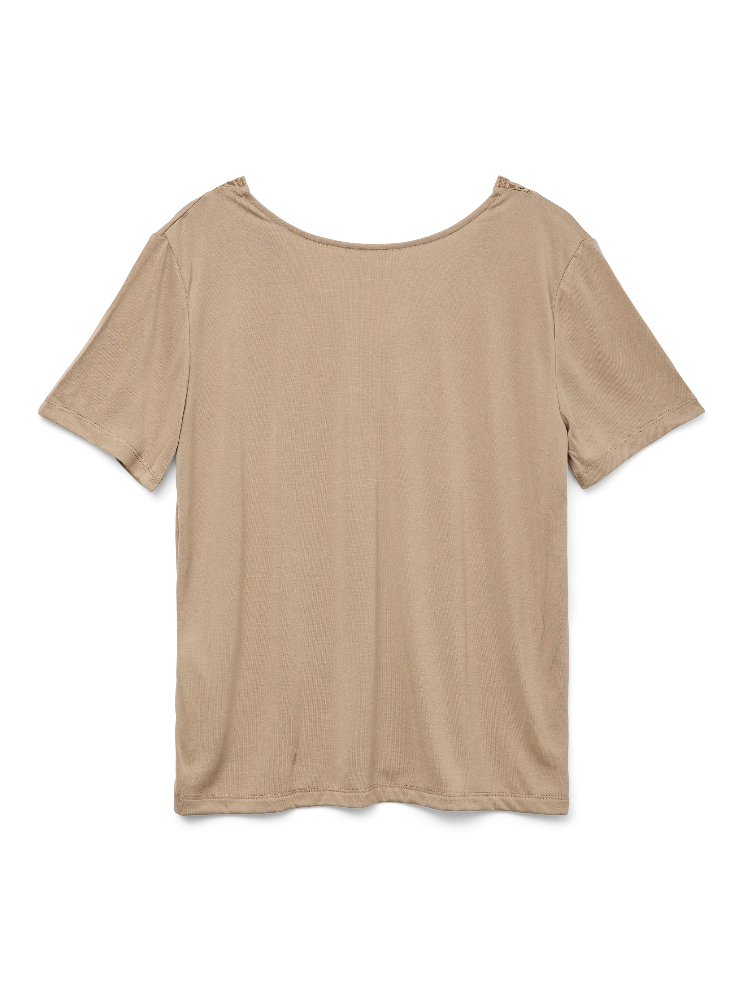 Vero Moda Kurzarmshirt "VMSAVANNAH LACE 2-WAY SS TOP JRS" günstig online kaufen