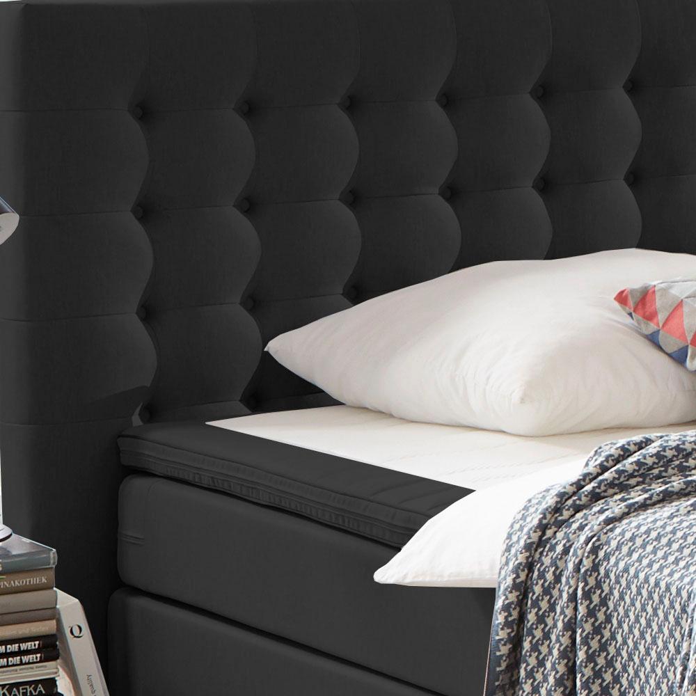 Thumbnail - ATLANTIC home collection Boxspringbett "Anni" mit Bonnell-Federkernmatratze und Topper