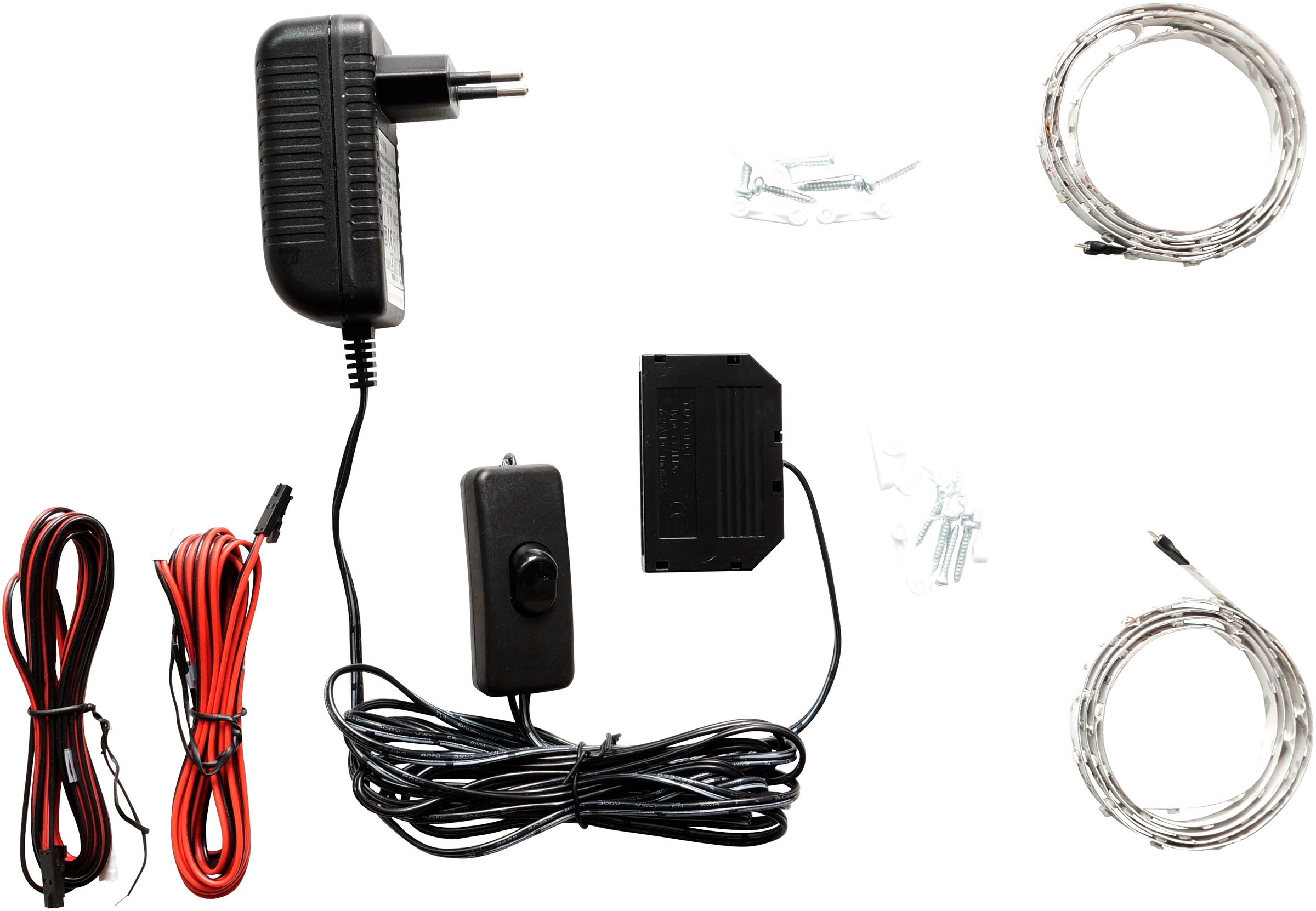 LED-Leuchtmittel MCA FURNITURE, L:190cm, weiß, Leuchtmittel, "SANTERNO 2-er Set LED BAND", LED Band Beleuchtung, Stripe, Lights, 2er Set, 190 cm