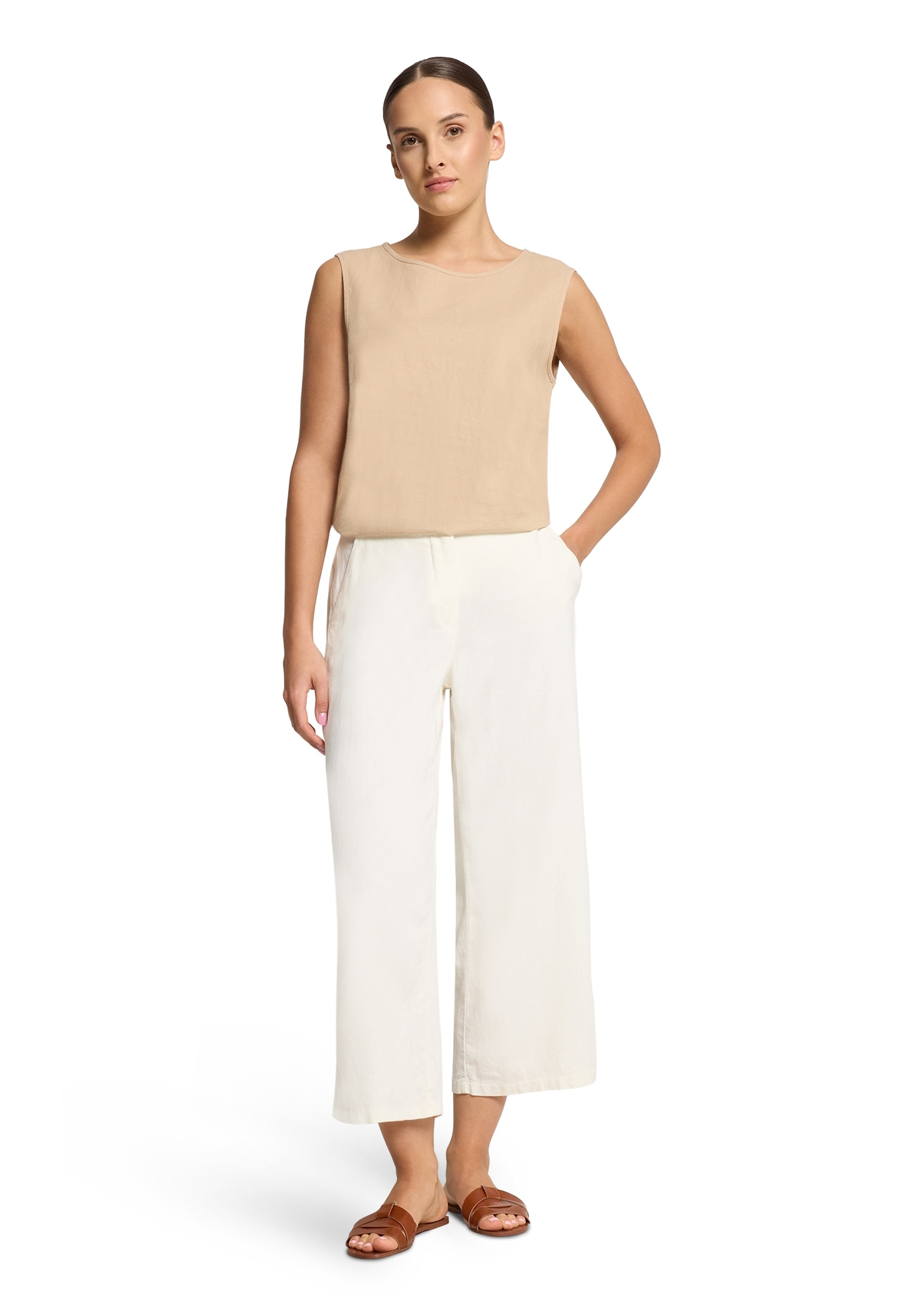 Betty Barclay Leinenhose »Betty Barclay Damen Leinenhose unifarben«, Material
