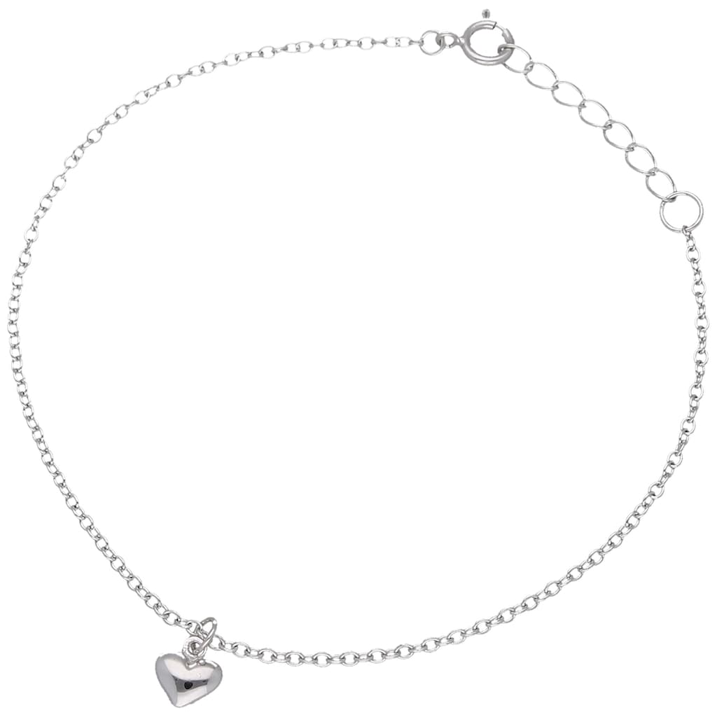 Smart Jewel Armband »mit Herz Anhänger Silber 925«