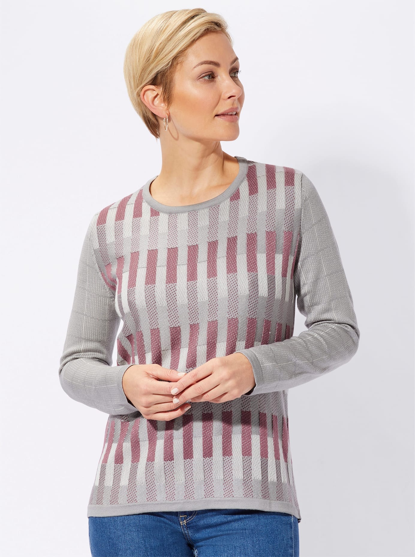 Casual Looks Rundhalspullover "Pullover" günstig online kaufen