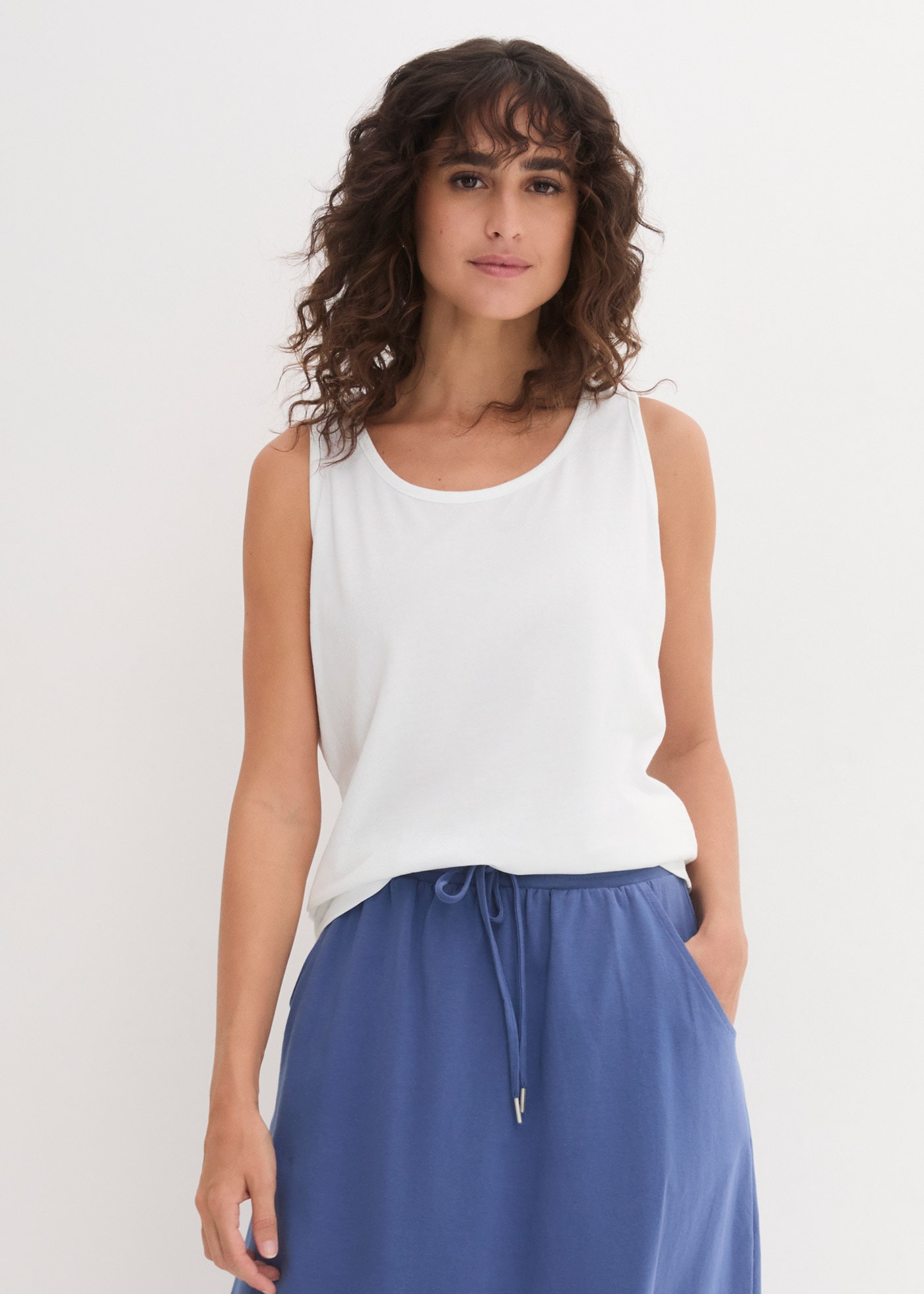 bonprix Longtop Packung, 5 tlg. figurumspielende Passform, po-bedeckend günstig online kaufen