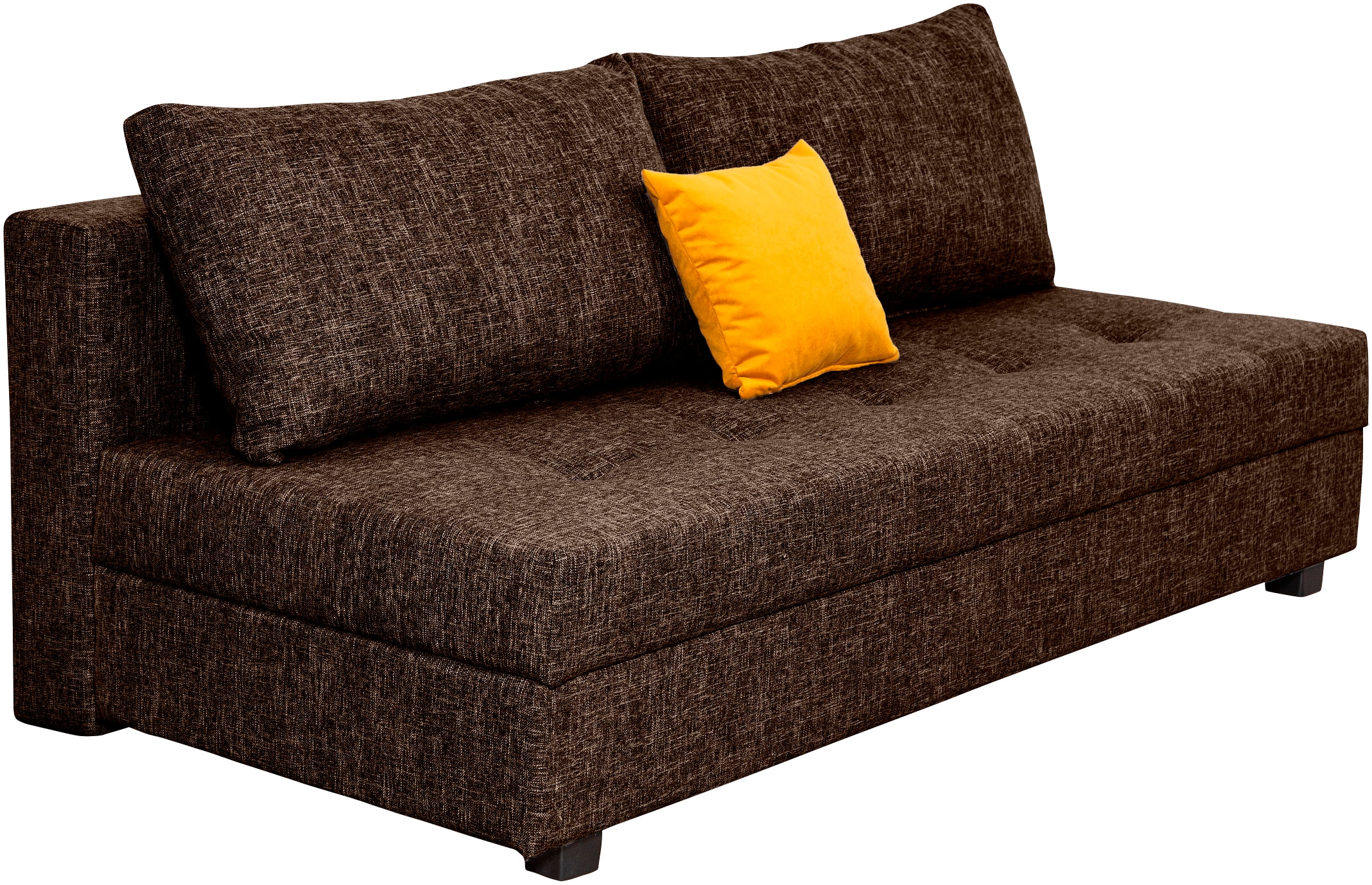 COLLECTION AB Schlafsofa »DARIA inklusive Schlafunktion und Bettkasten«, Schlafsofa,Bettfunktion,Bettkasten,inklusive Rückenkissen,Federkern